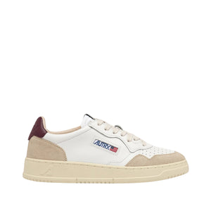 Medalist Low Suede White Burgundy