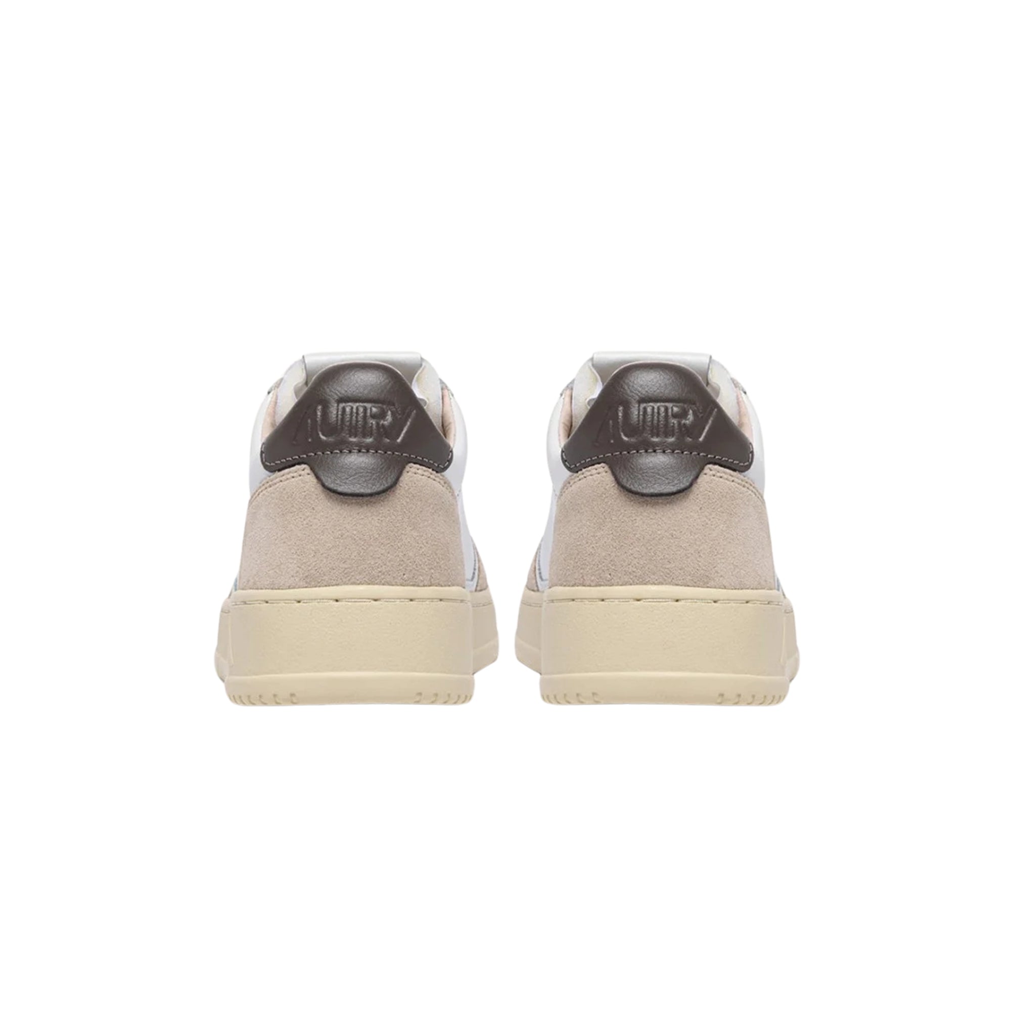 Medalist Low Suede White Morel