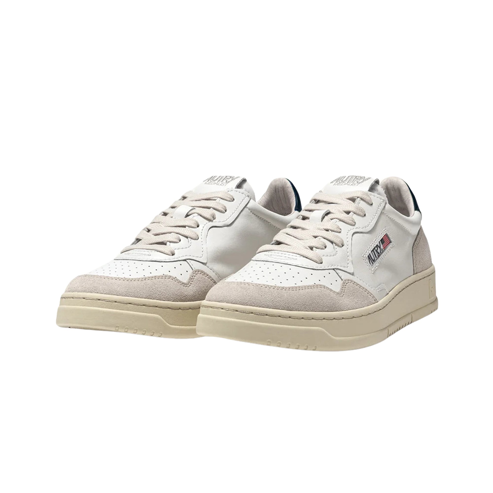 Medalist Low Suede White Blue