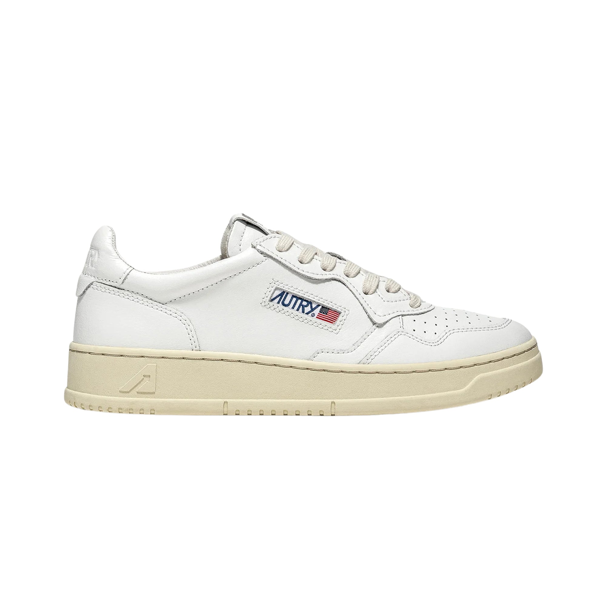 Medalist Low Leather White