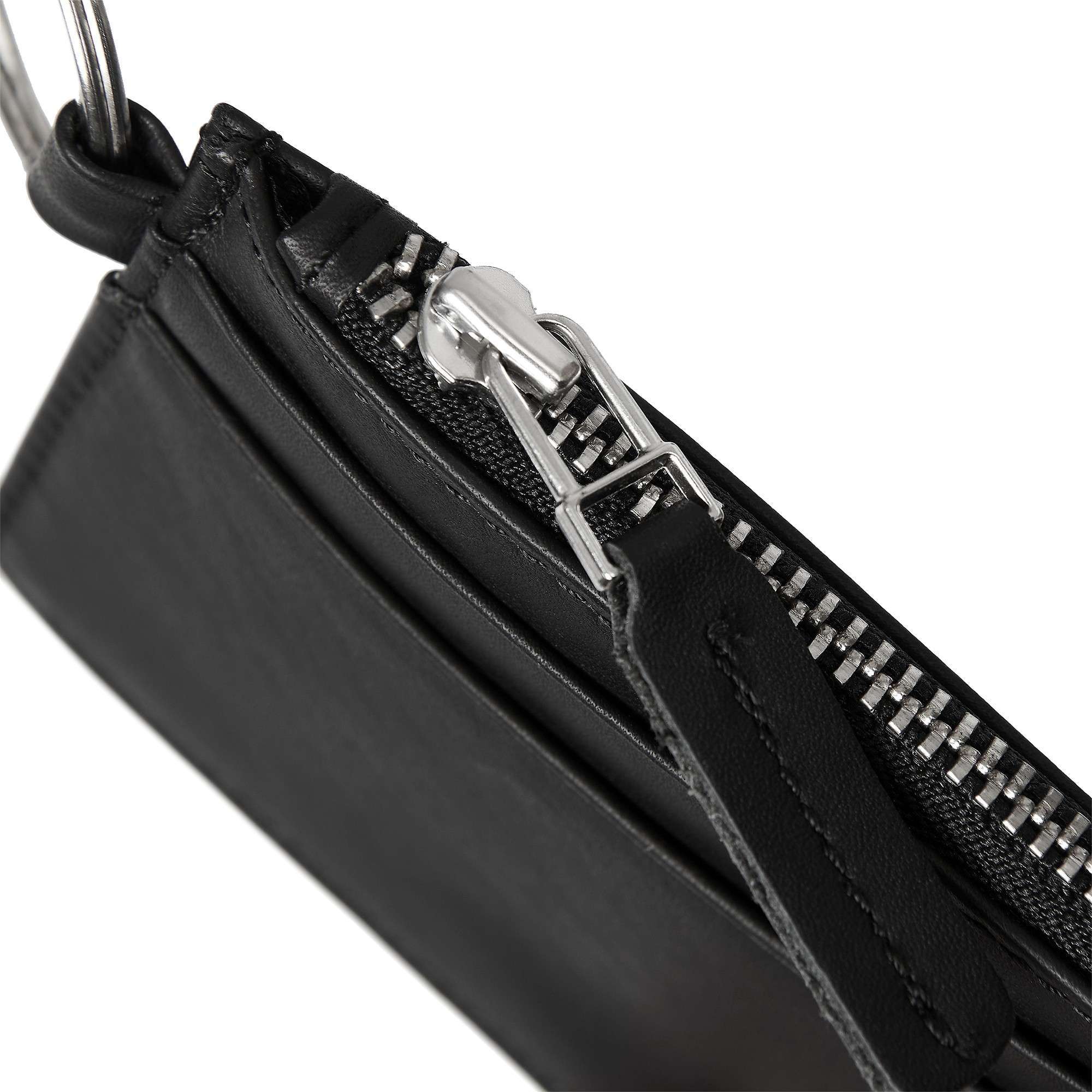 Leather Wallet with M Ring