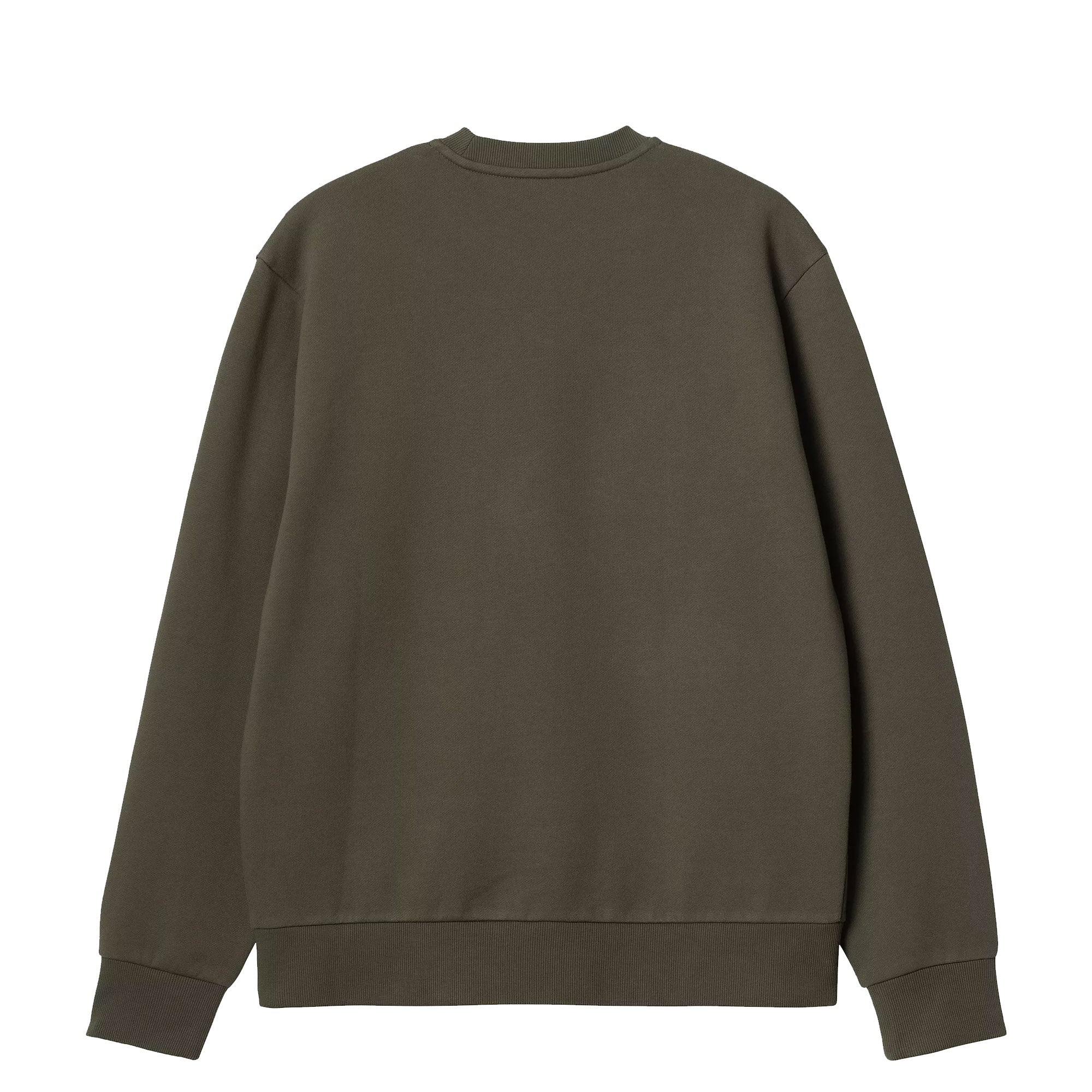 Script Embroidery Sweat Green