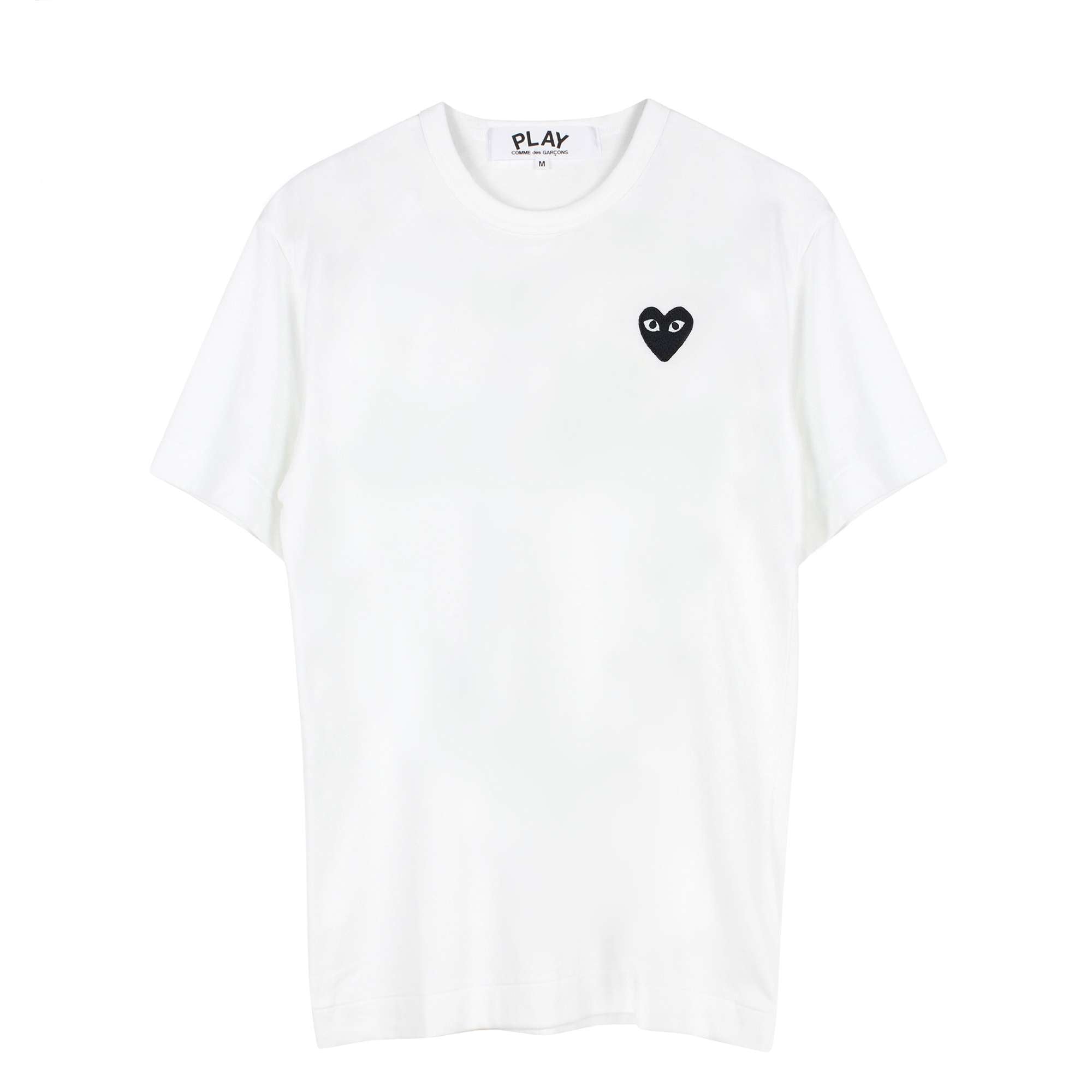 Basic Black Heart Logo T-Shirt White