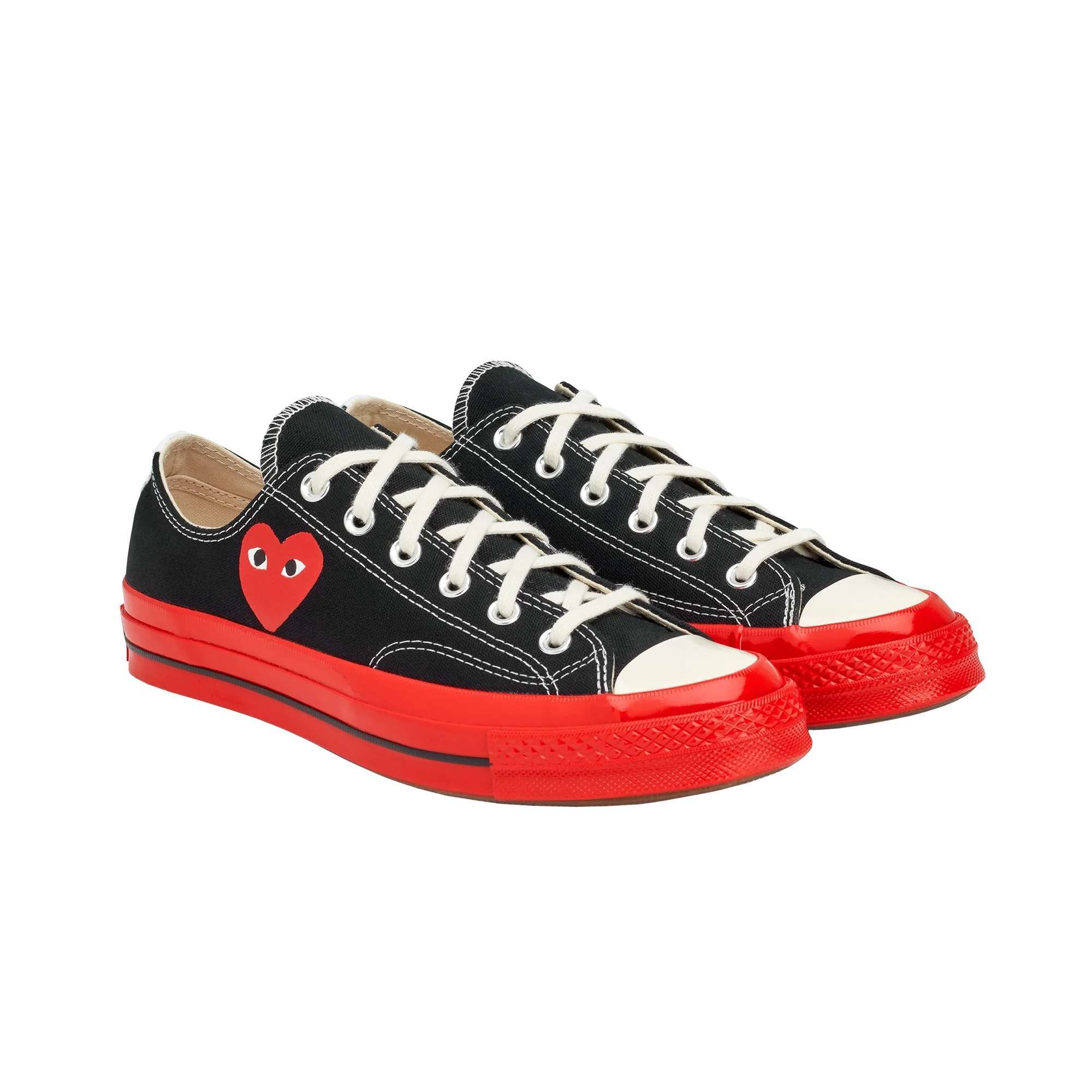 Converse Chuck 70 Red Sole Low Black
