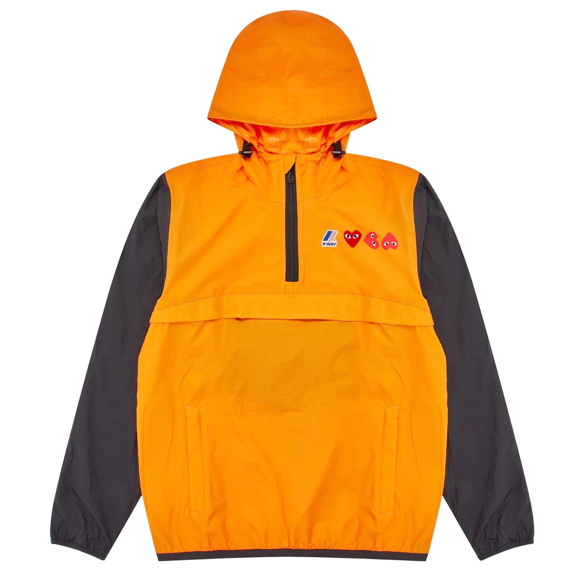 K-Way Half Zip Jacket Orange/Black