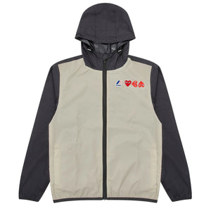 K-Way Zip Jacket Beige/Black
