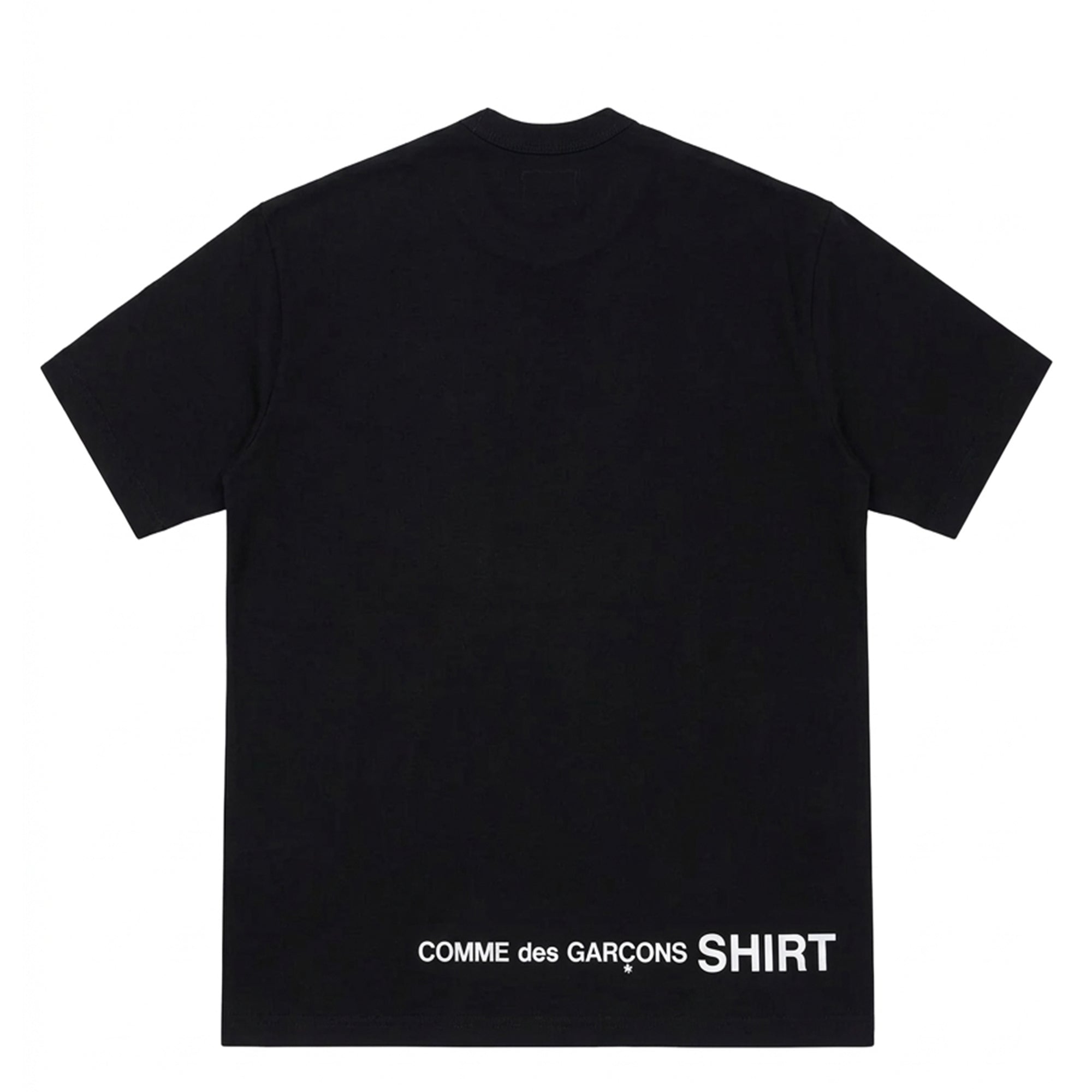 Oversized Logo T-Shirt Black | Comme des Garçons SHIRT