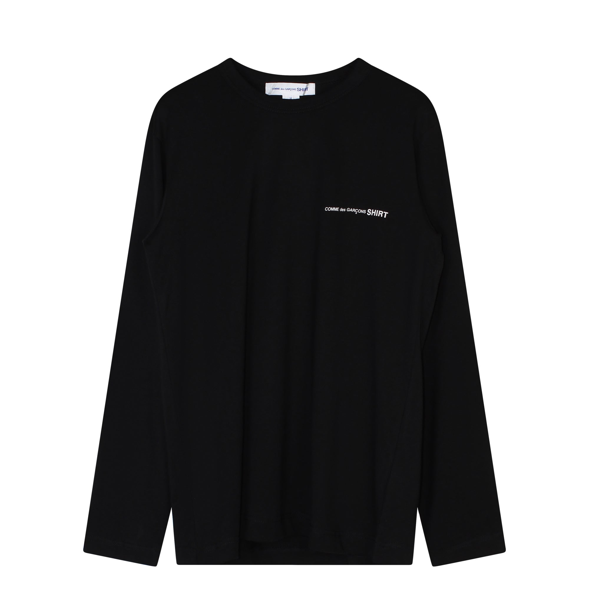 Printed Logo LS T-Shirt Black