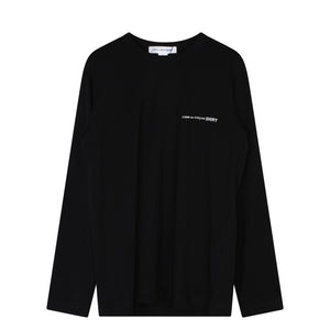 Printed Logo LS T-Shirt Black