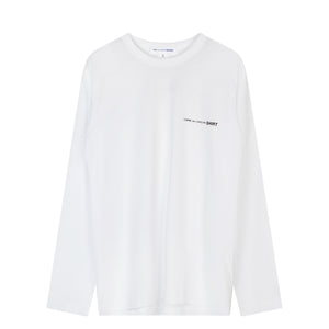 Printed Logo LS T-Shirt White