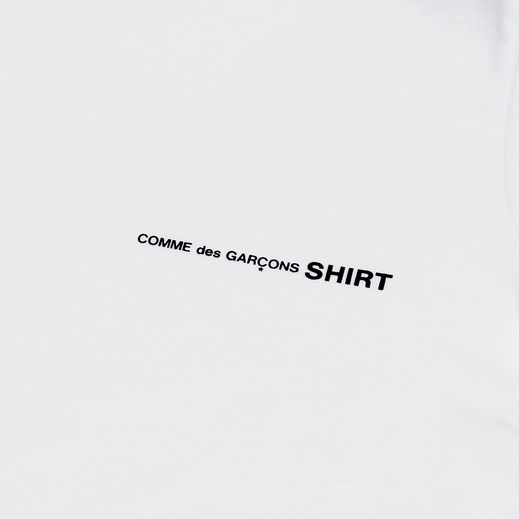 Printed Logo LS T-Shirt White