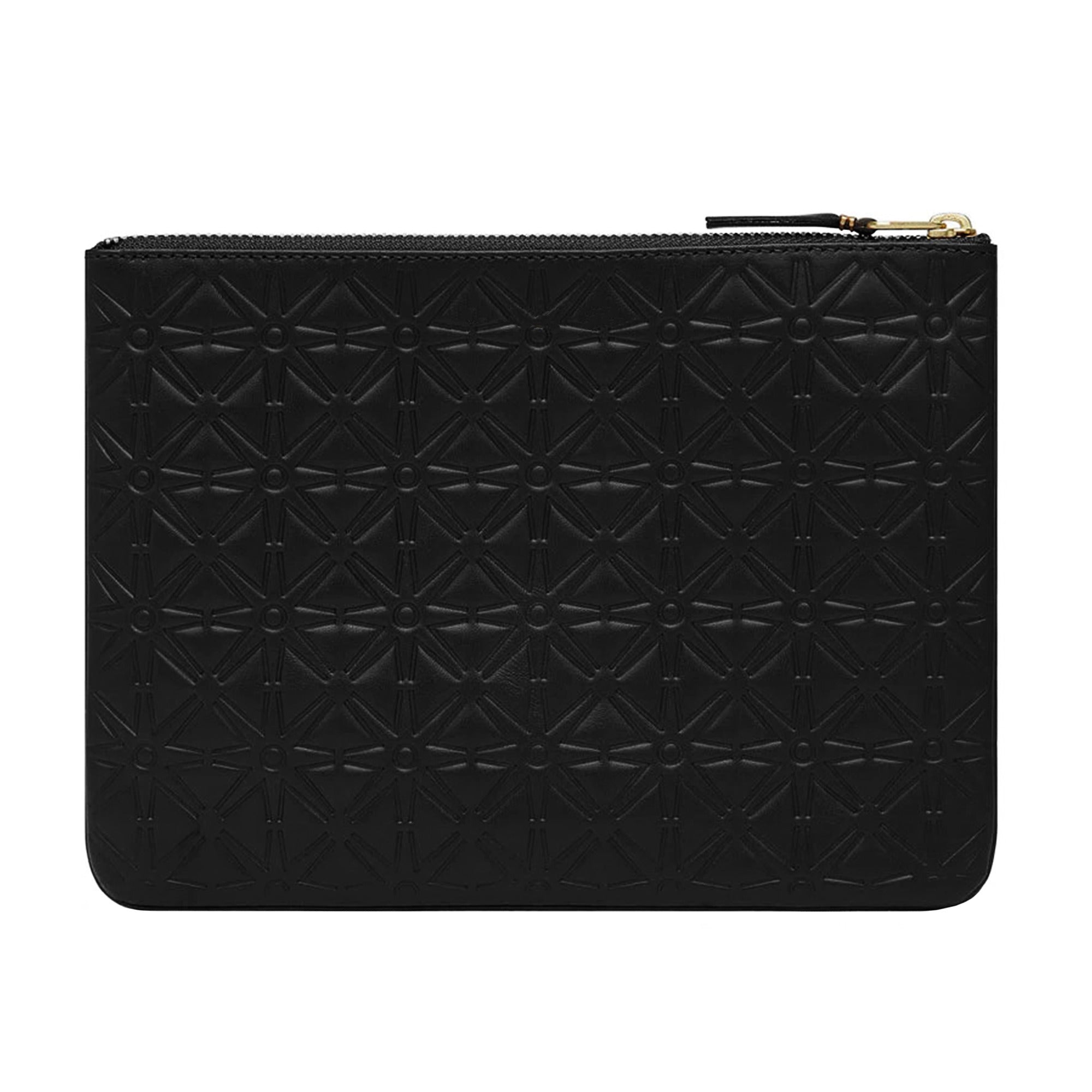 Embossed Leather Star Black SA510E