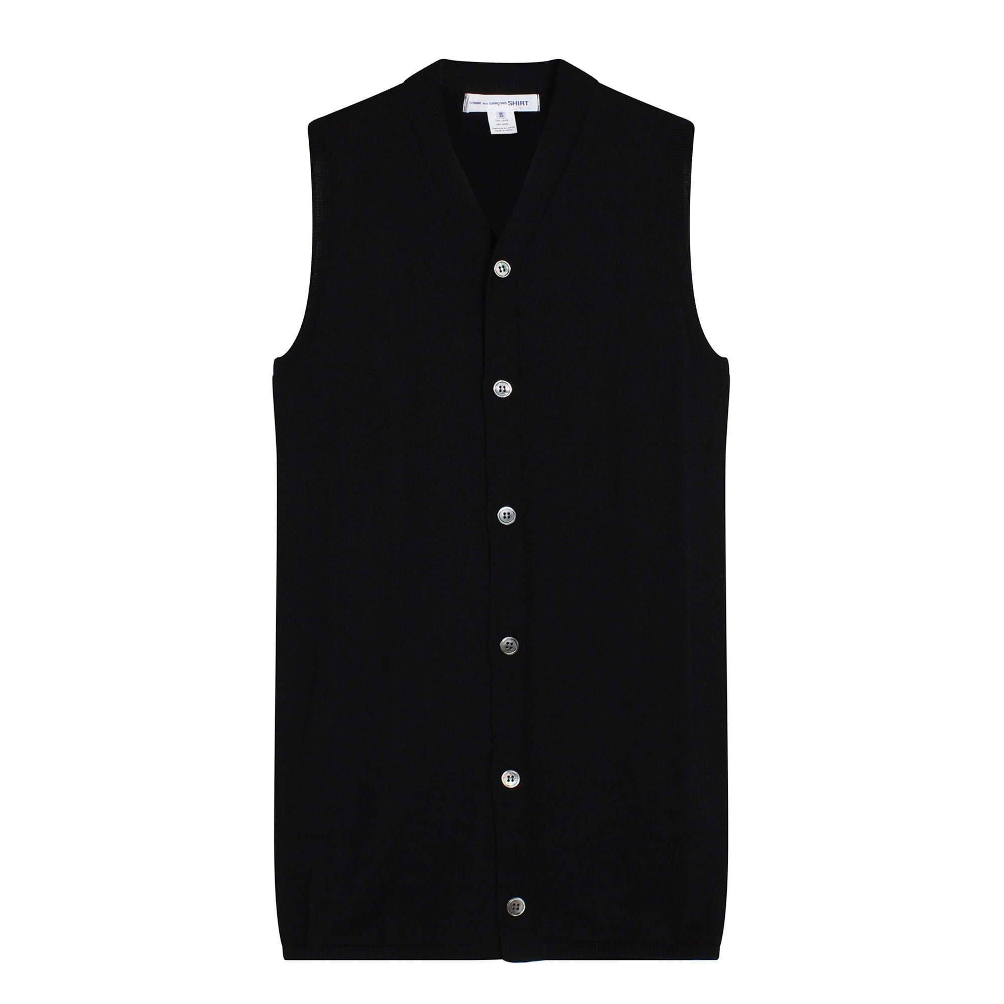 Wool Sleeveless Vest | Comme des Garçons SHIRT | ACTSTOREONLINE
