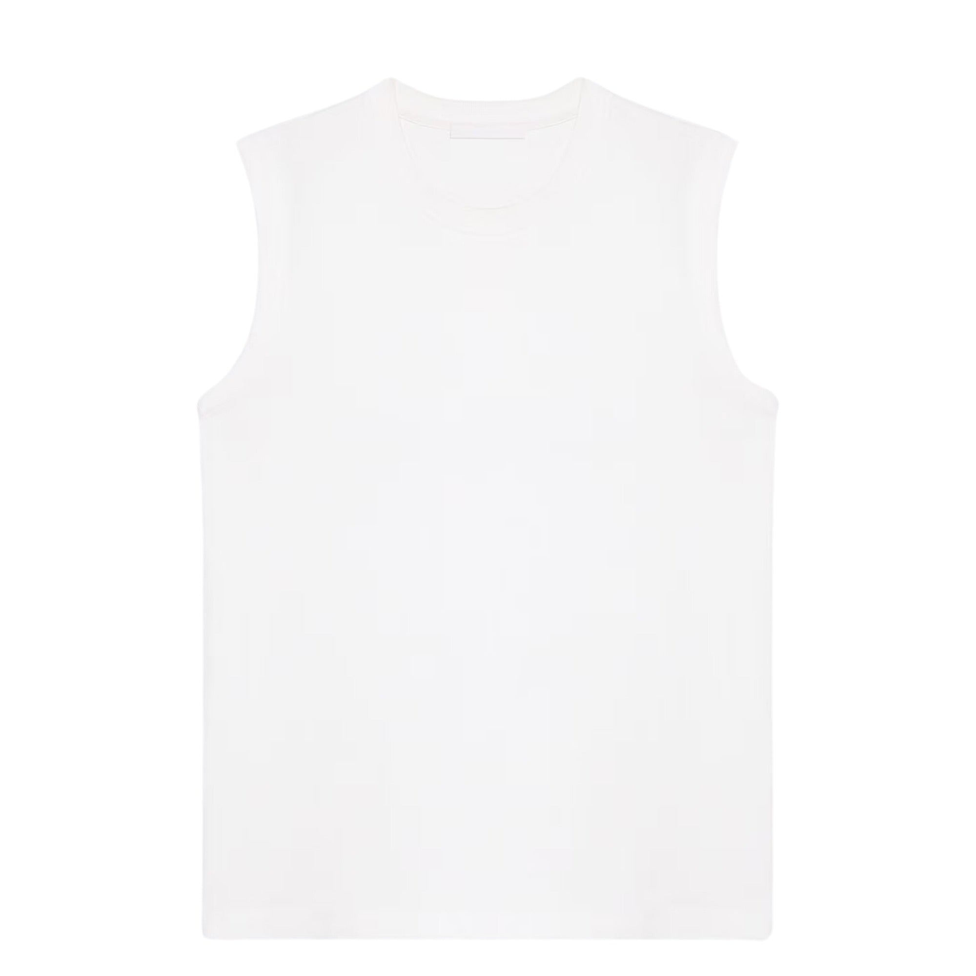 Logo Muscle Tank White