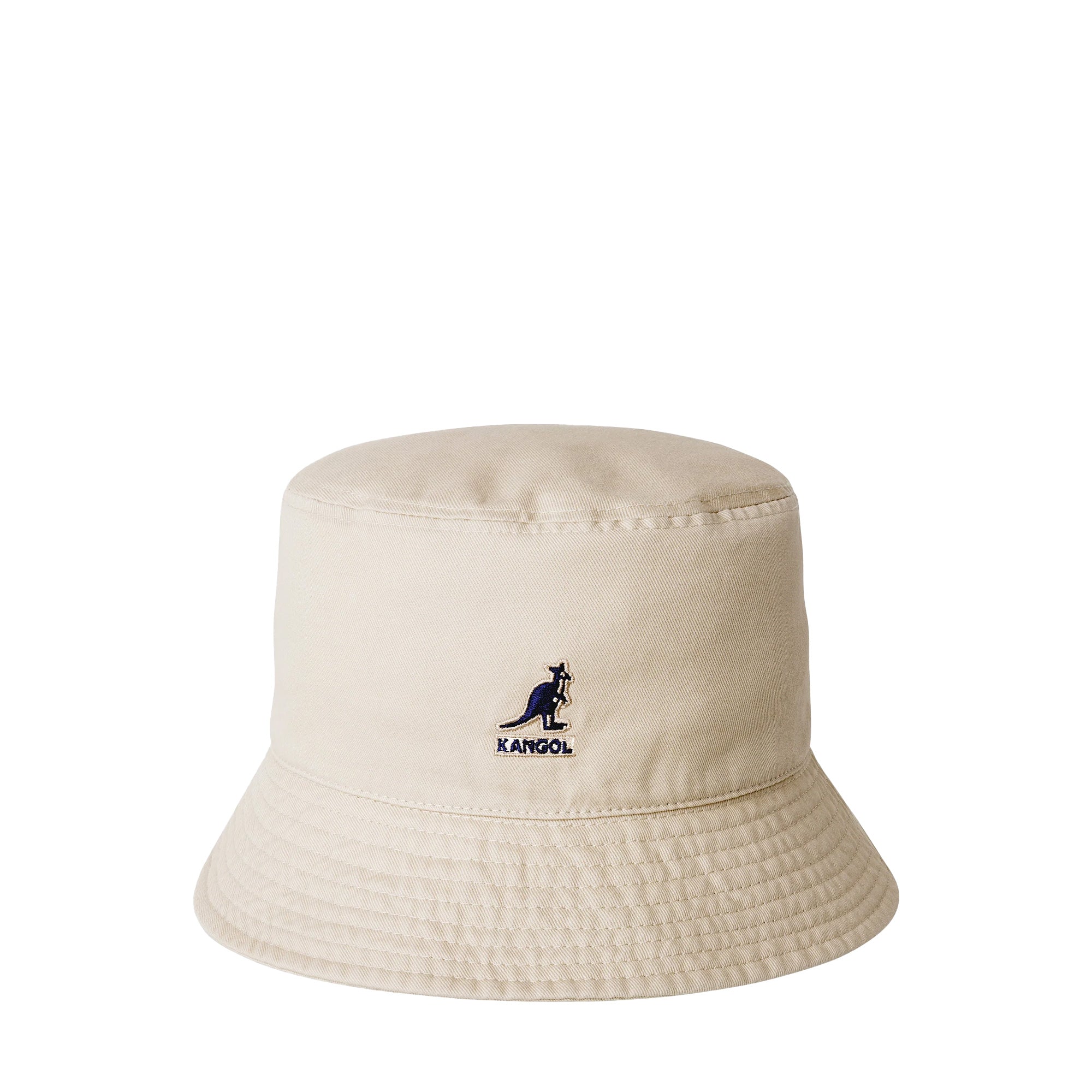 Washed Bucket Hat Beige