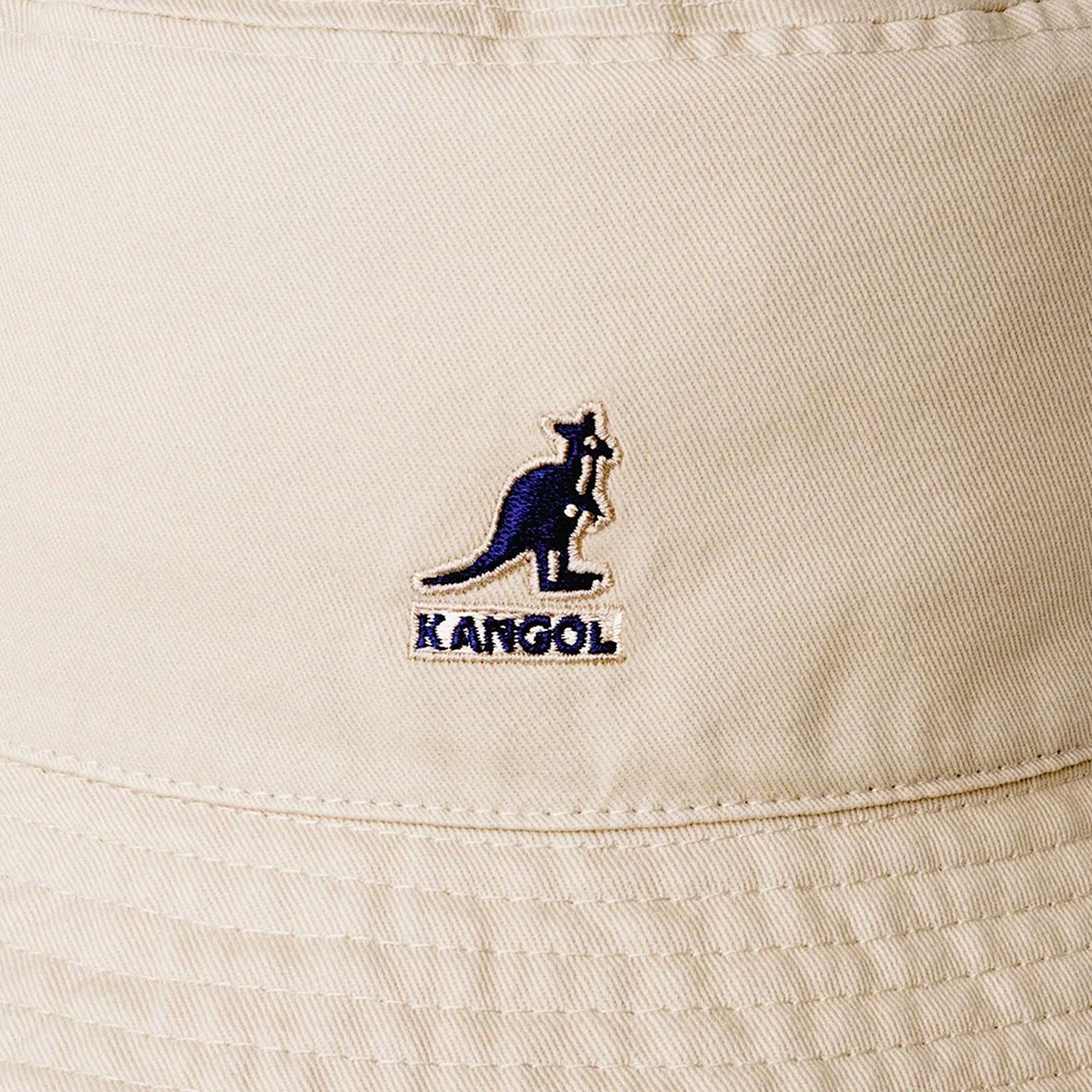 Washed Bucket Hat Beige