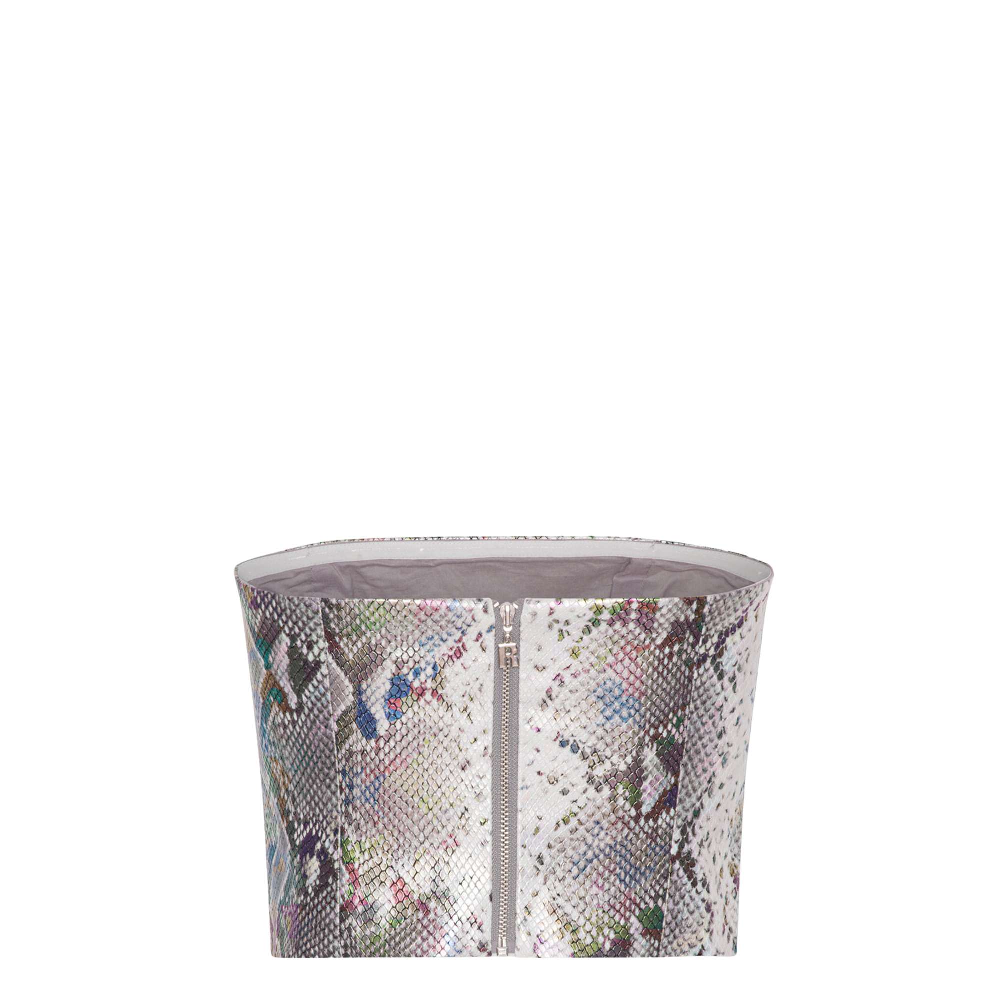 Snake PU Bandeau Top