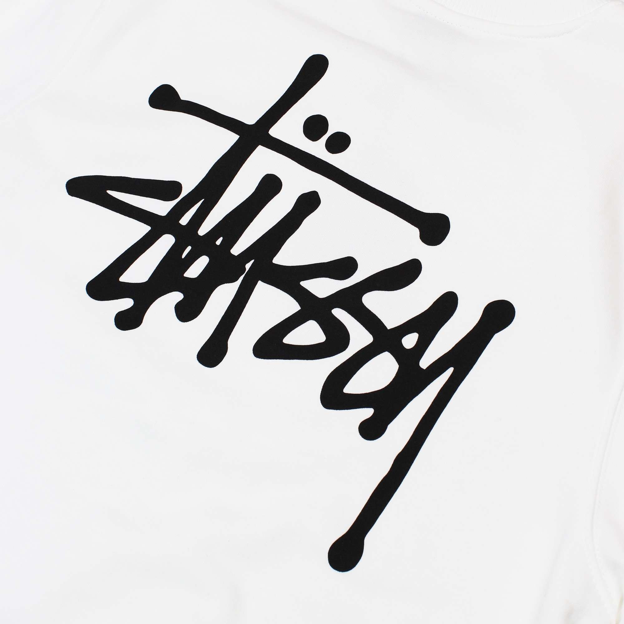 Basic Stussy Hood White