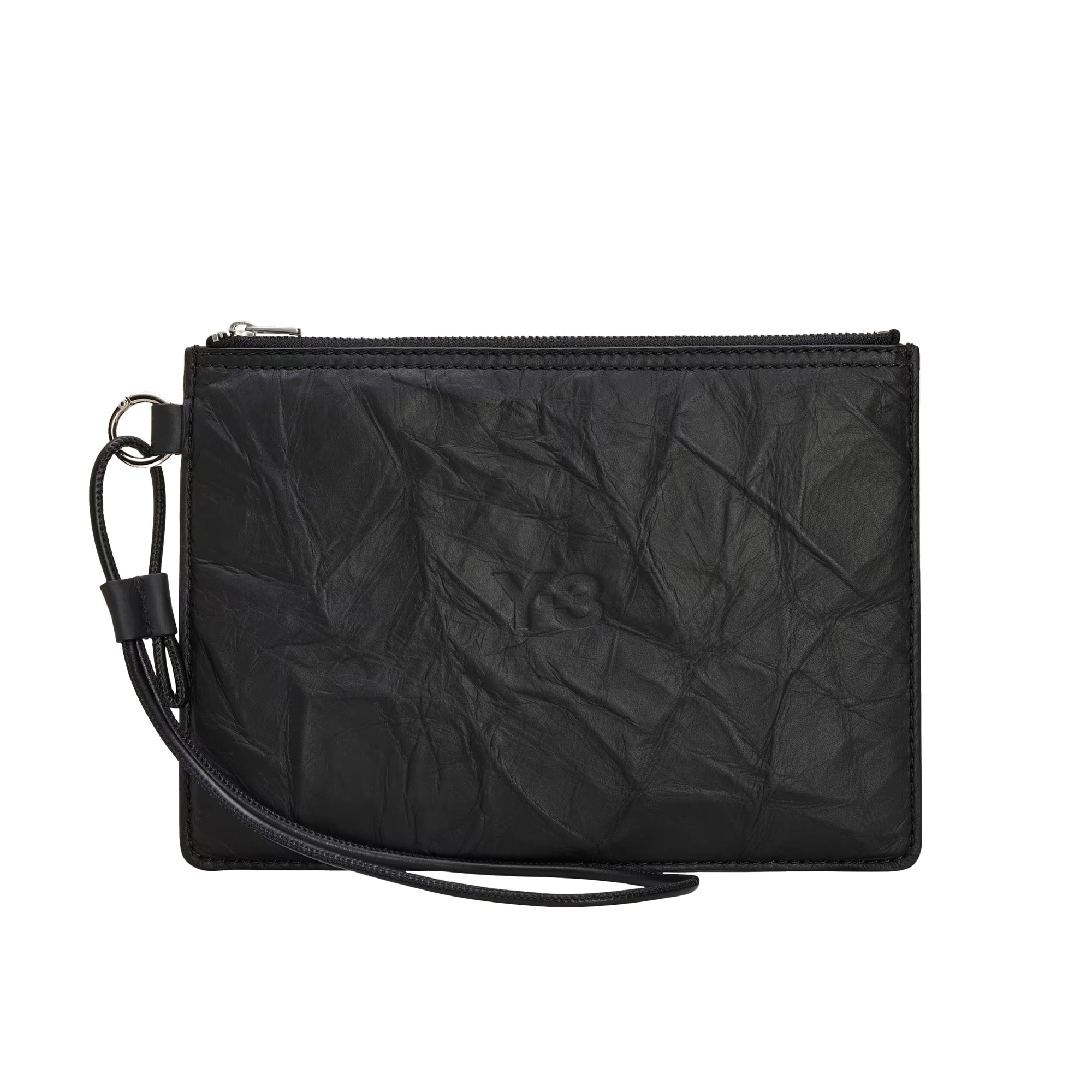 Crinkle Leather Pouch