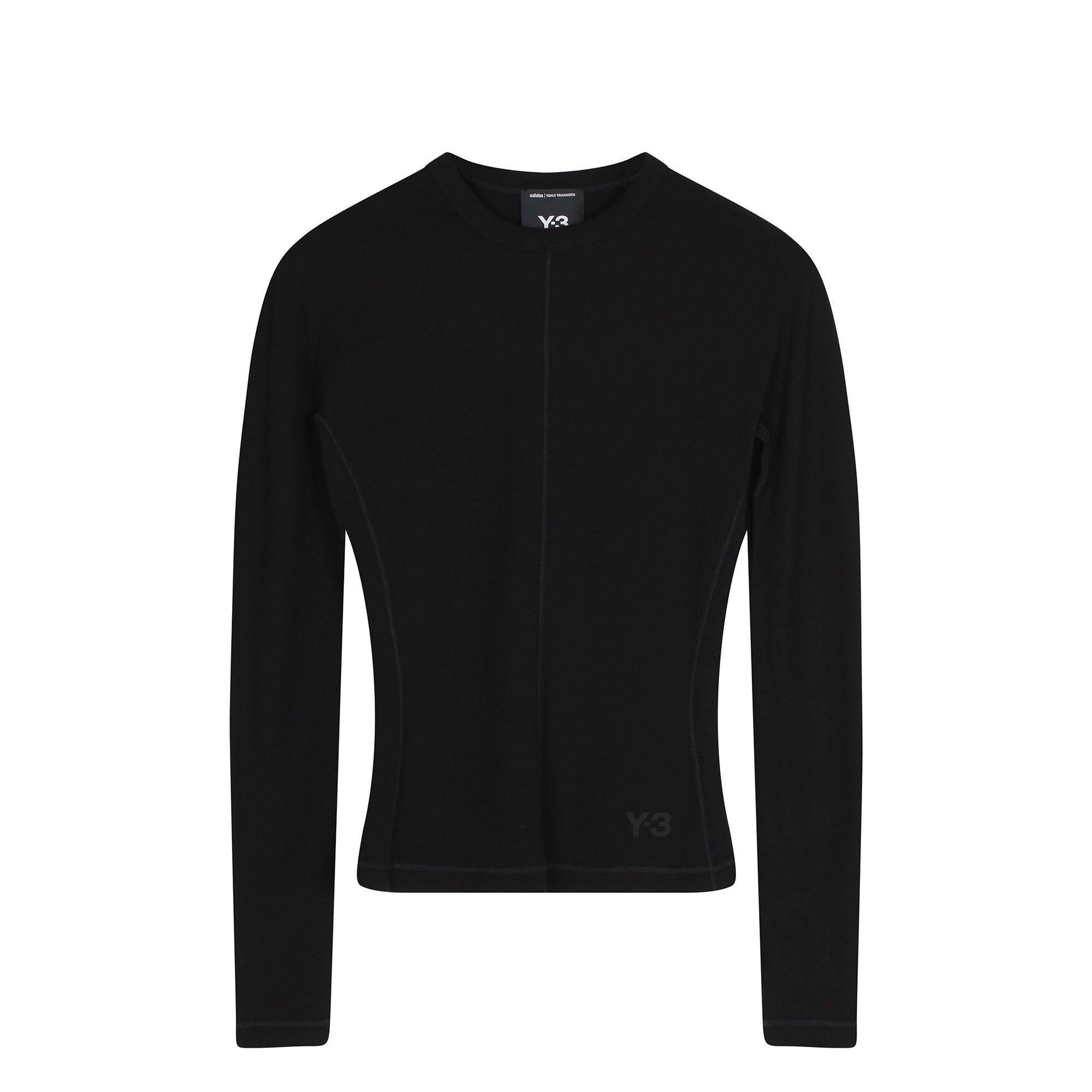 Fitted LS T-Shirt Black