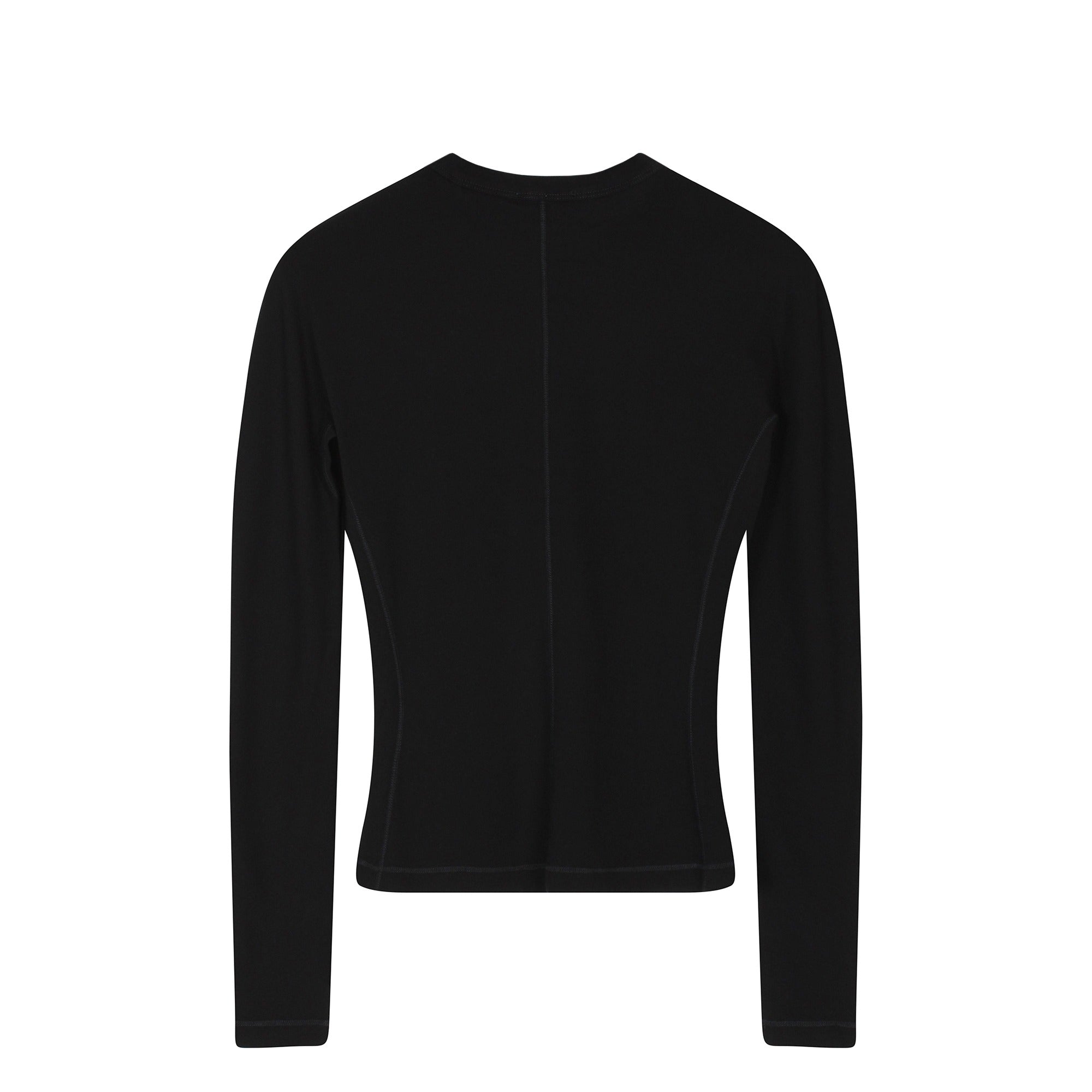 Fitted LS T-Shirt Black