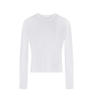 Fitted LS T-Shirt White