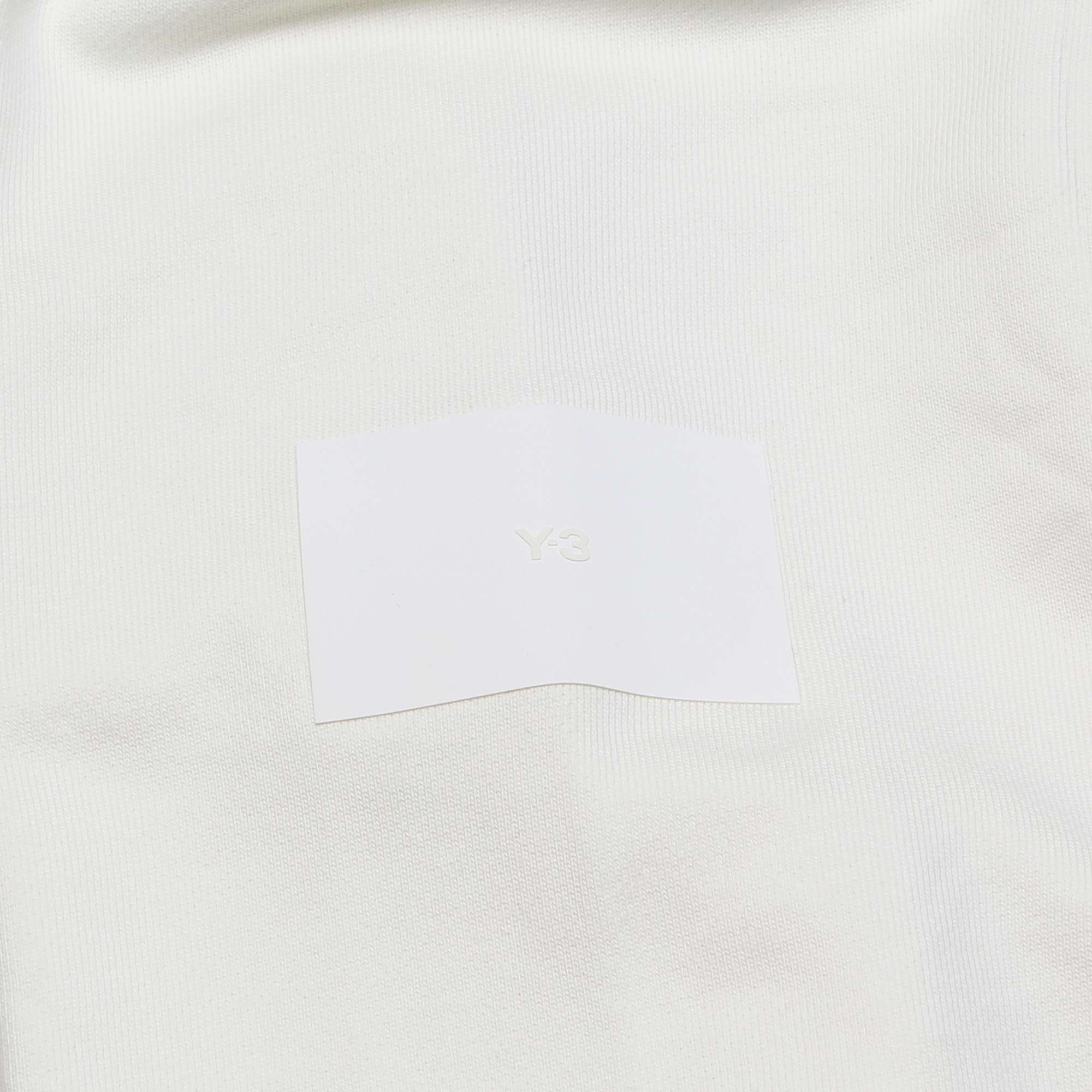Organic Cotton Terry Crew Sweater White