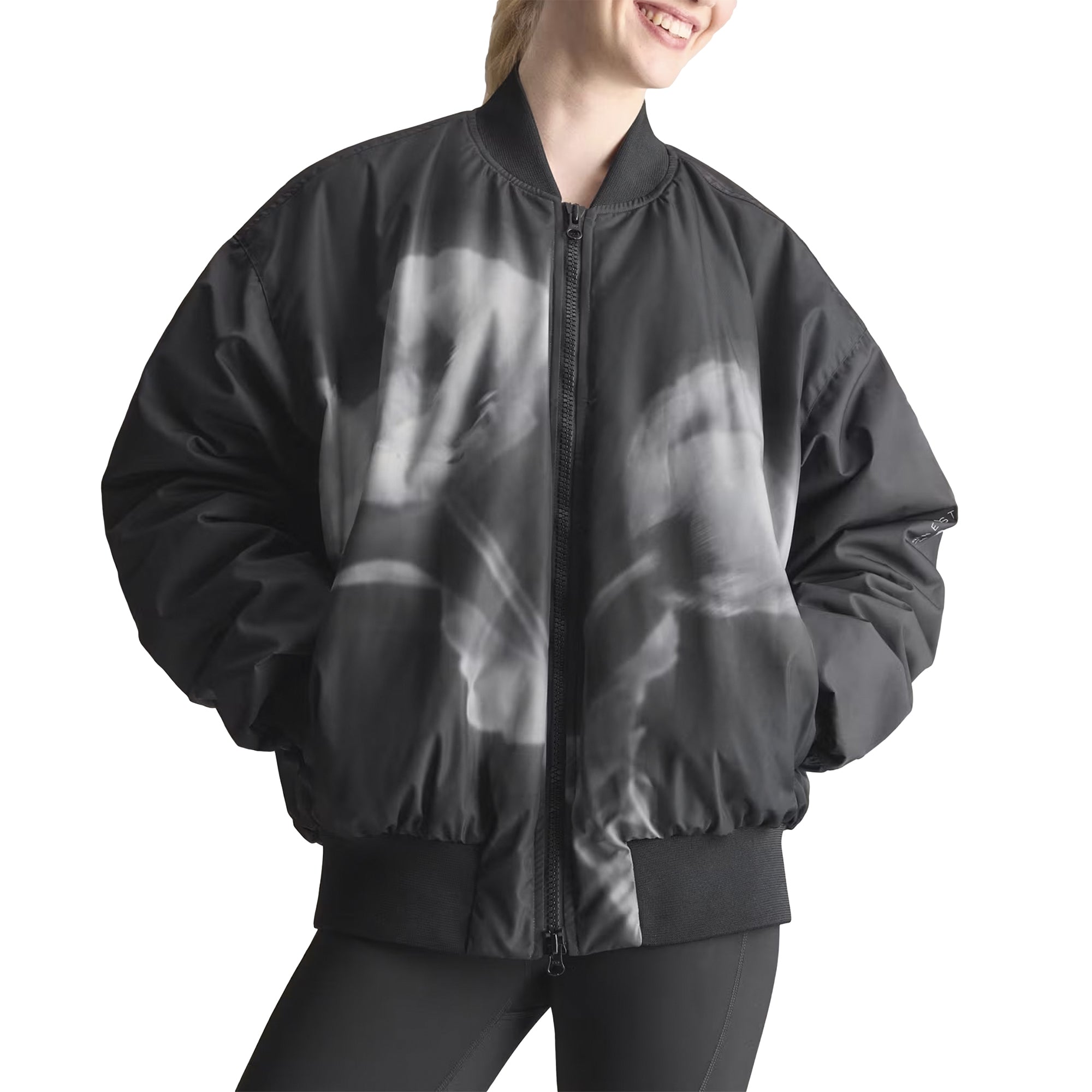 Woven Bomber Printed