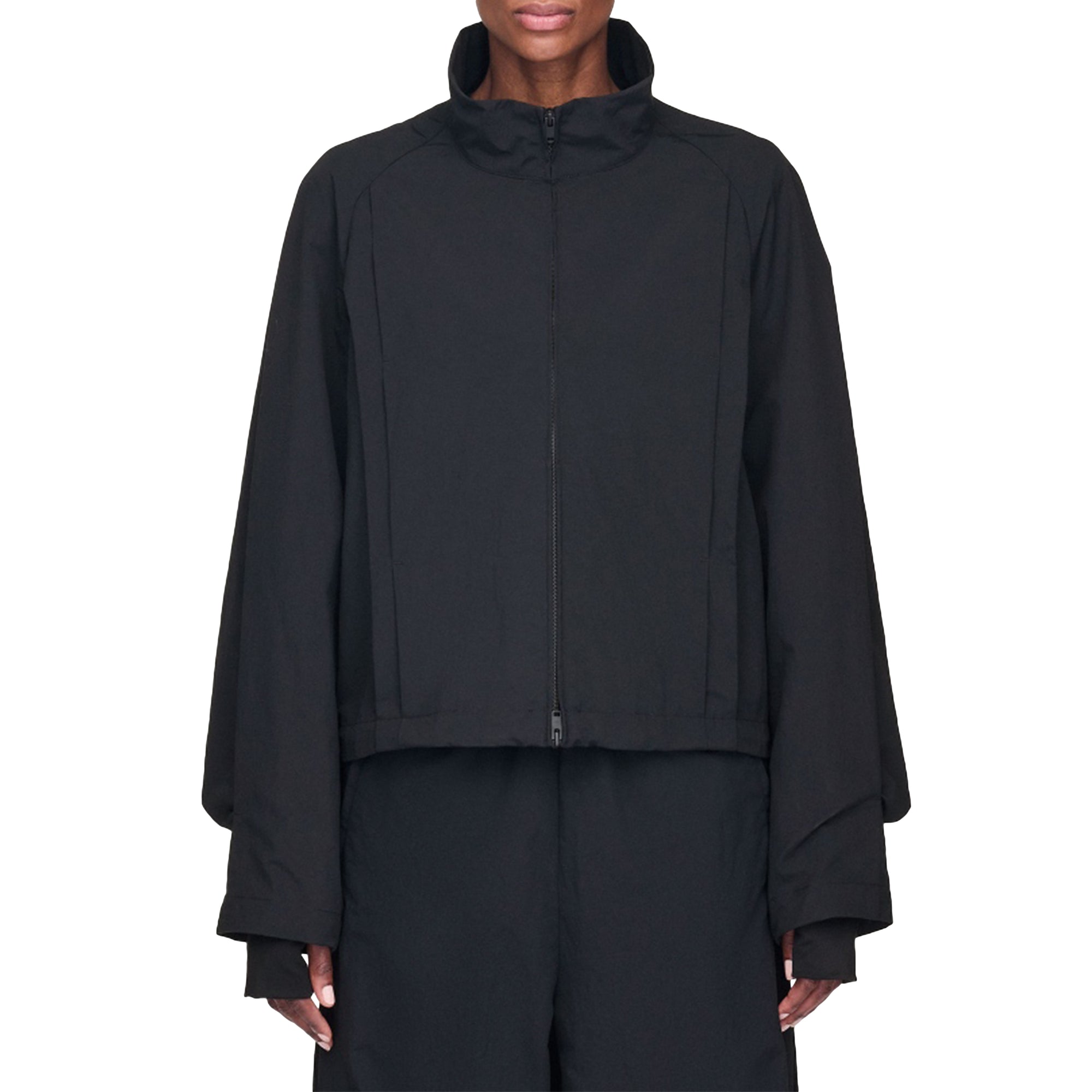 Cropped Nylon Jacket