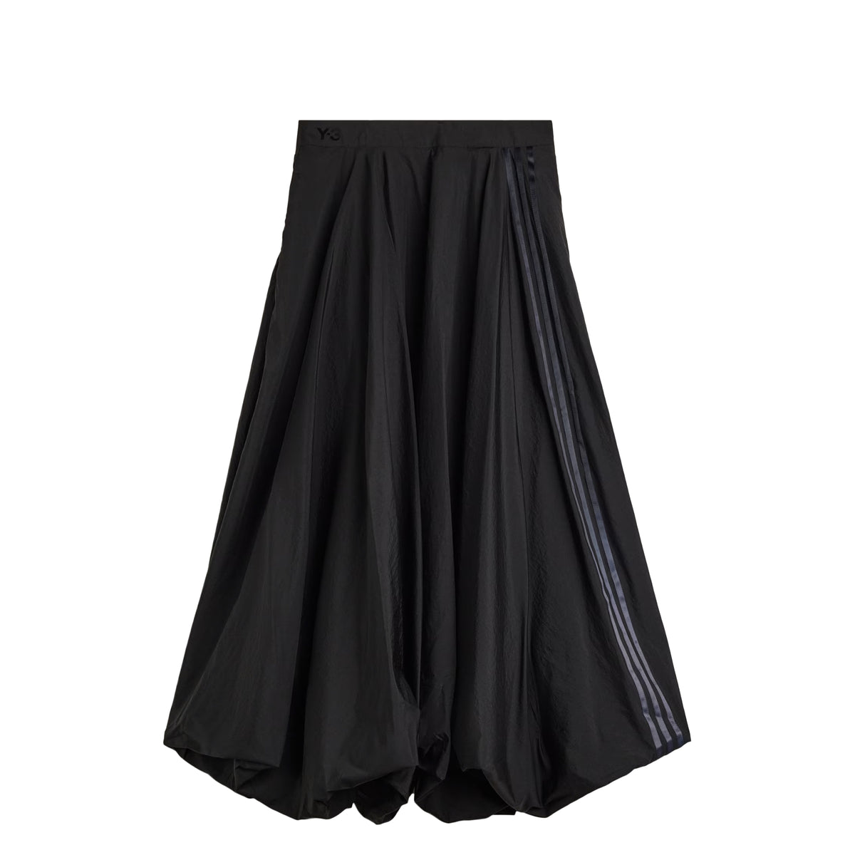 Gradient 3 Stripes Nylon Balloon Skirt