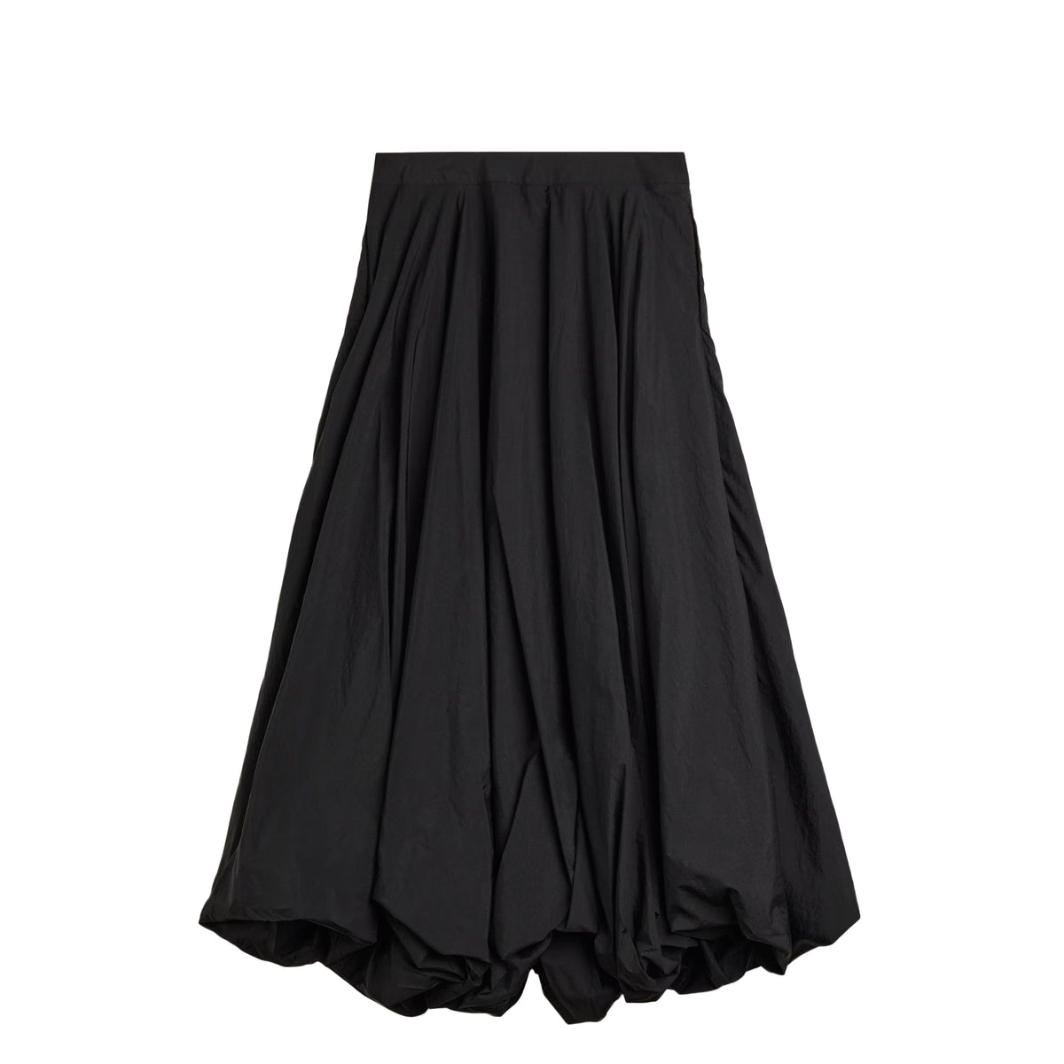 Gradient 3 Stripes Nylon Balloon Skirt