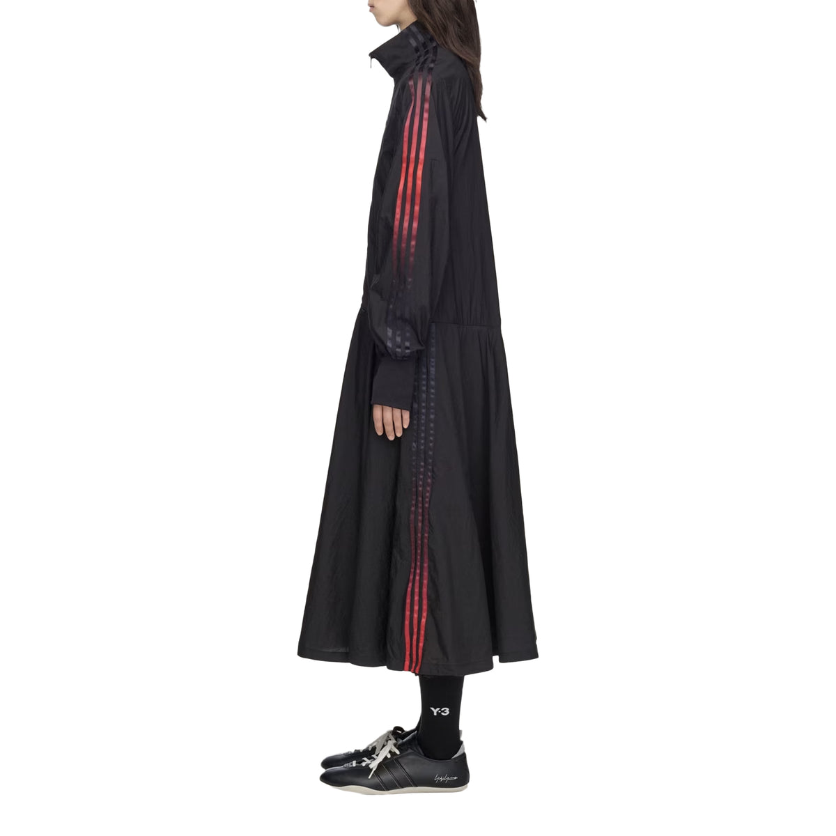 Gradient 3 Stripes Nylon Track Dress