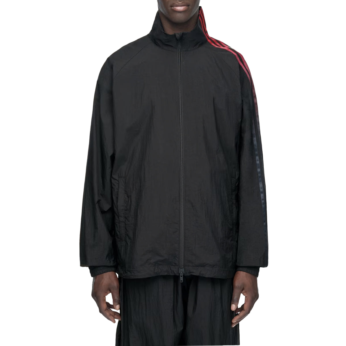 Gradient 3 Stripes Nylon Track Top