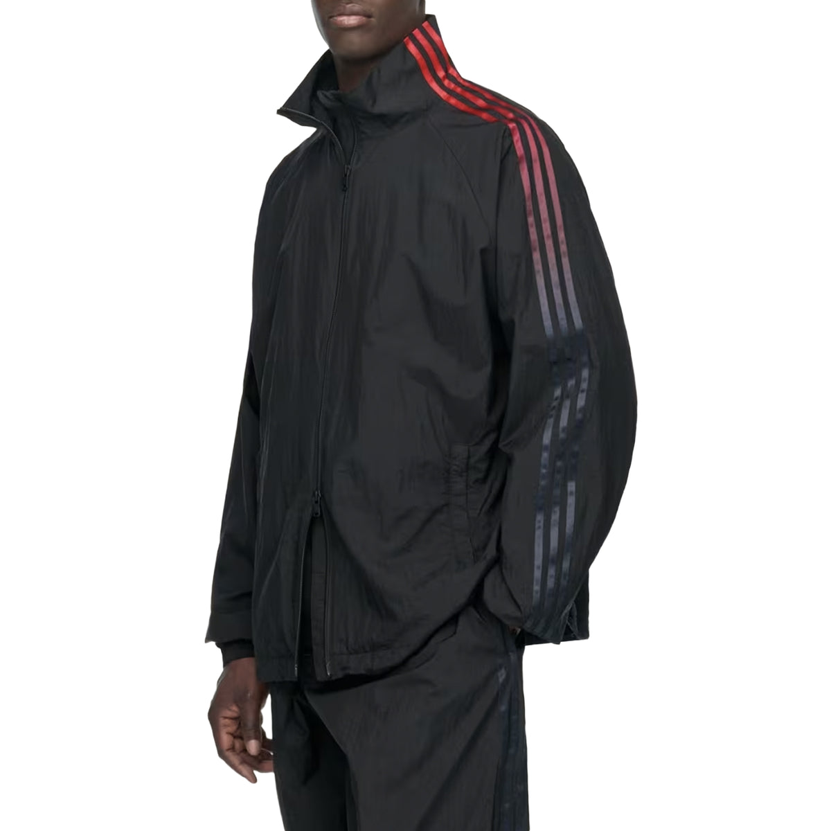 Gradient 3 Stripes Nylon Track Top
