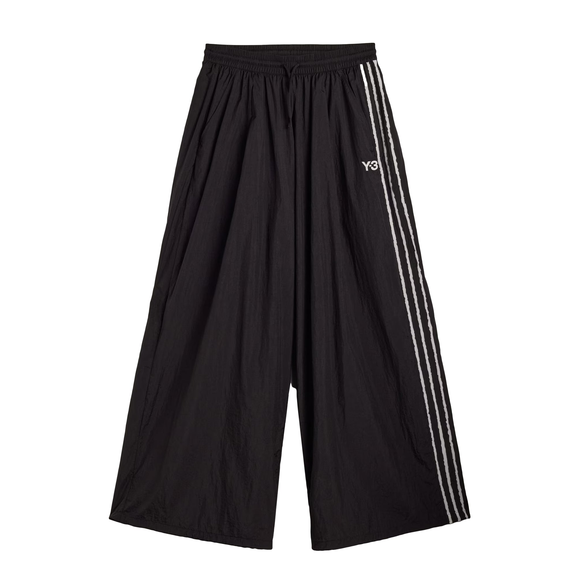 Raw Edge 3-Stripes Wide Pants