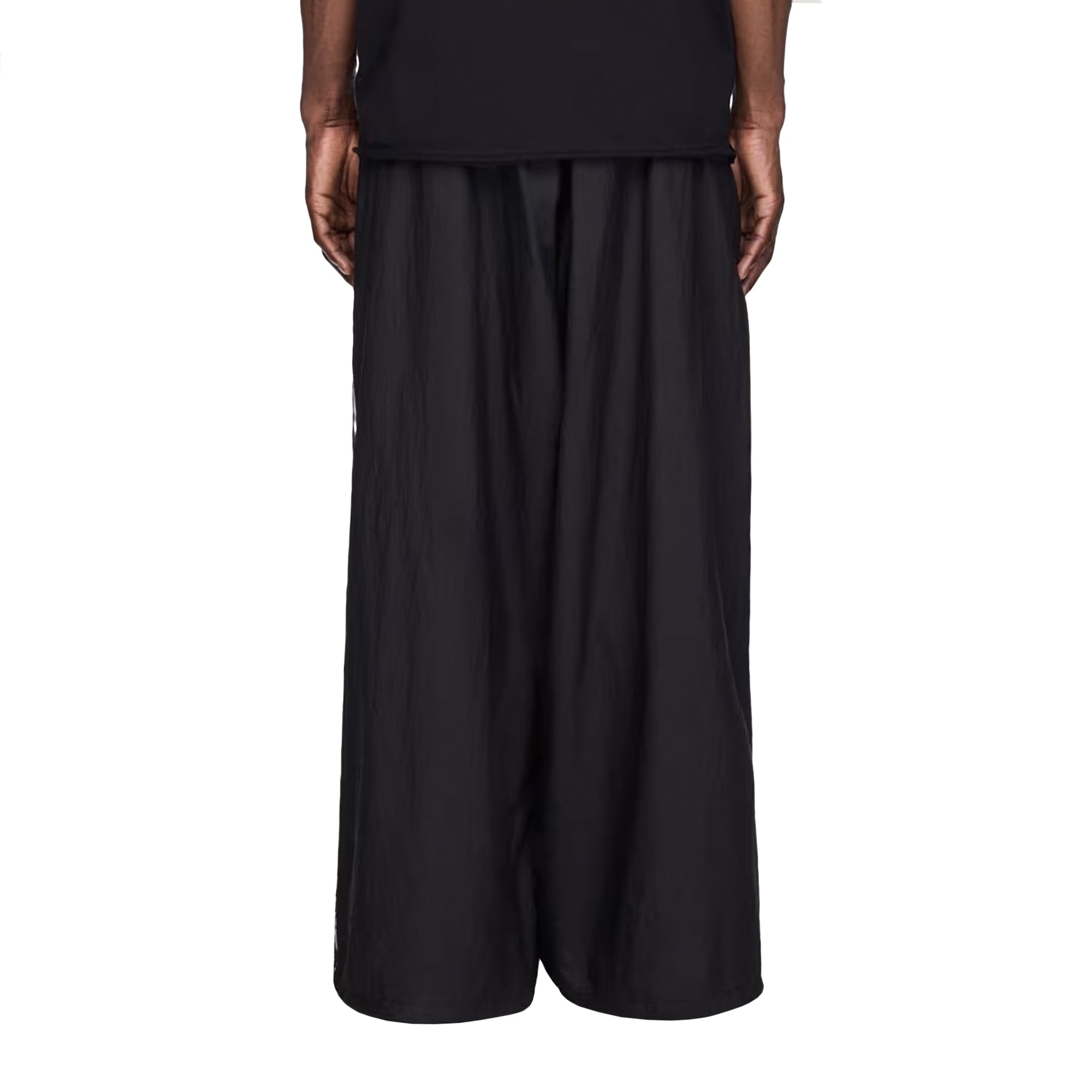 Raw Edge 3-Stripes Wide Pants