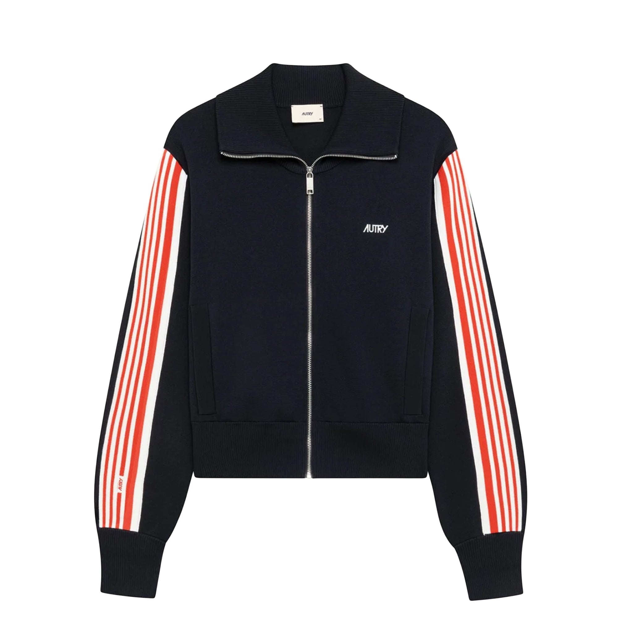 Knitted Viscose Full Zip Jacket