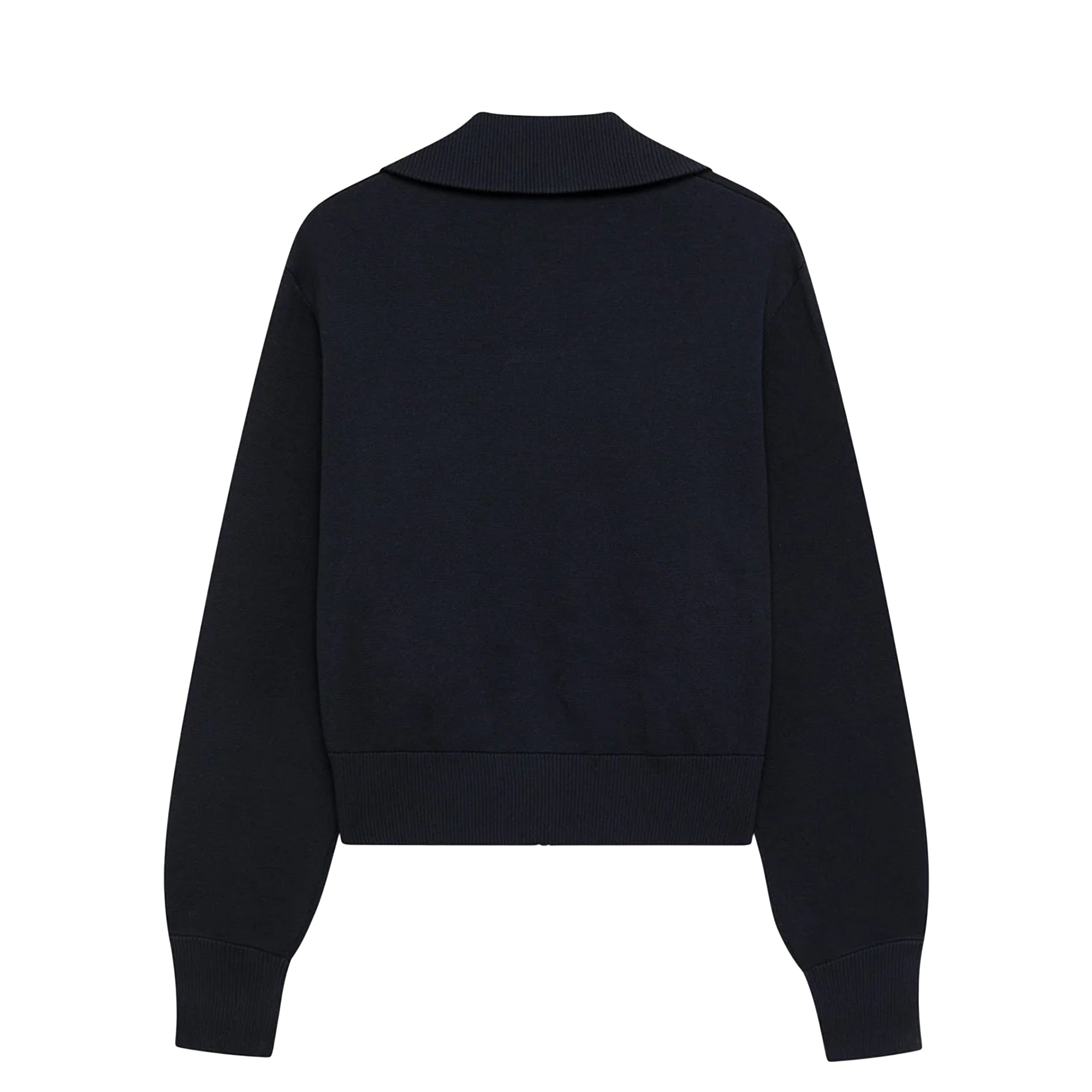 Knitted Viscose Full Zip Jacket