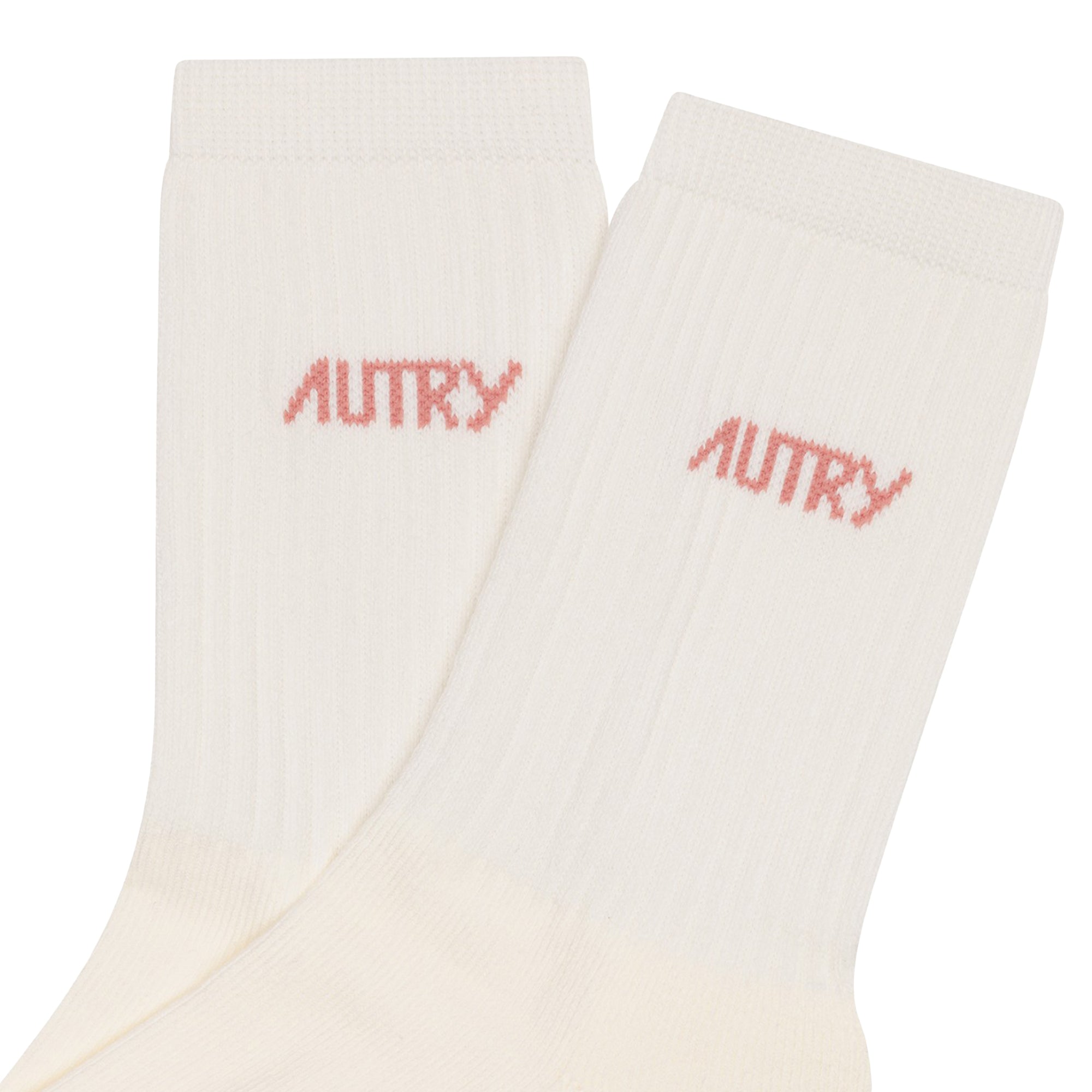 Logo Socks Cream Pink