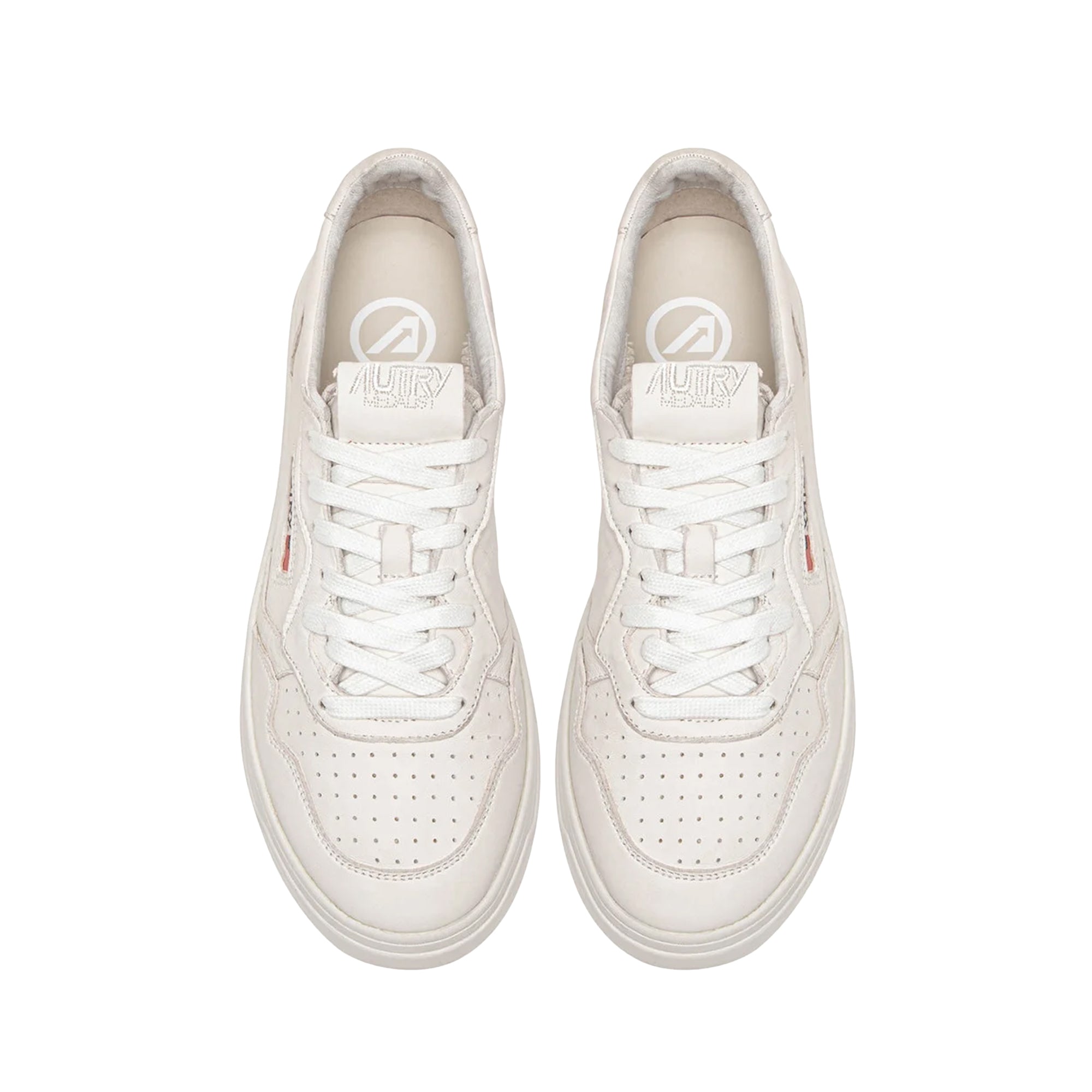 Medalist Low Leather Soft White