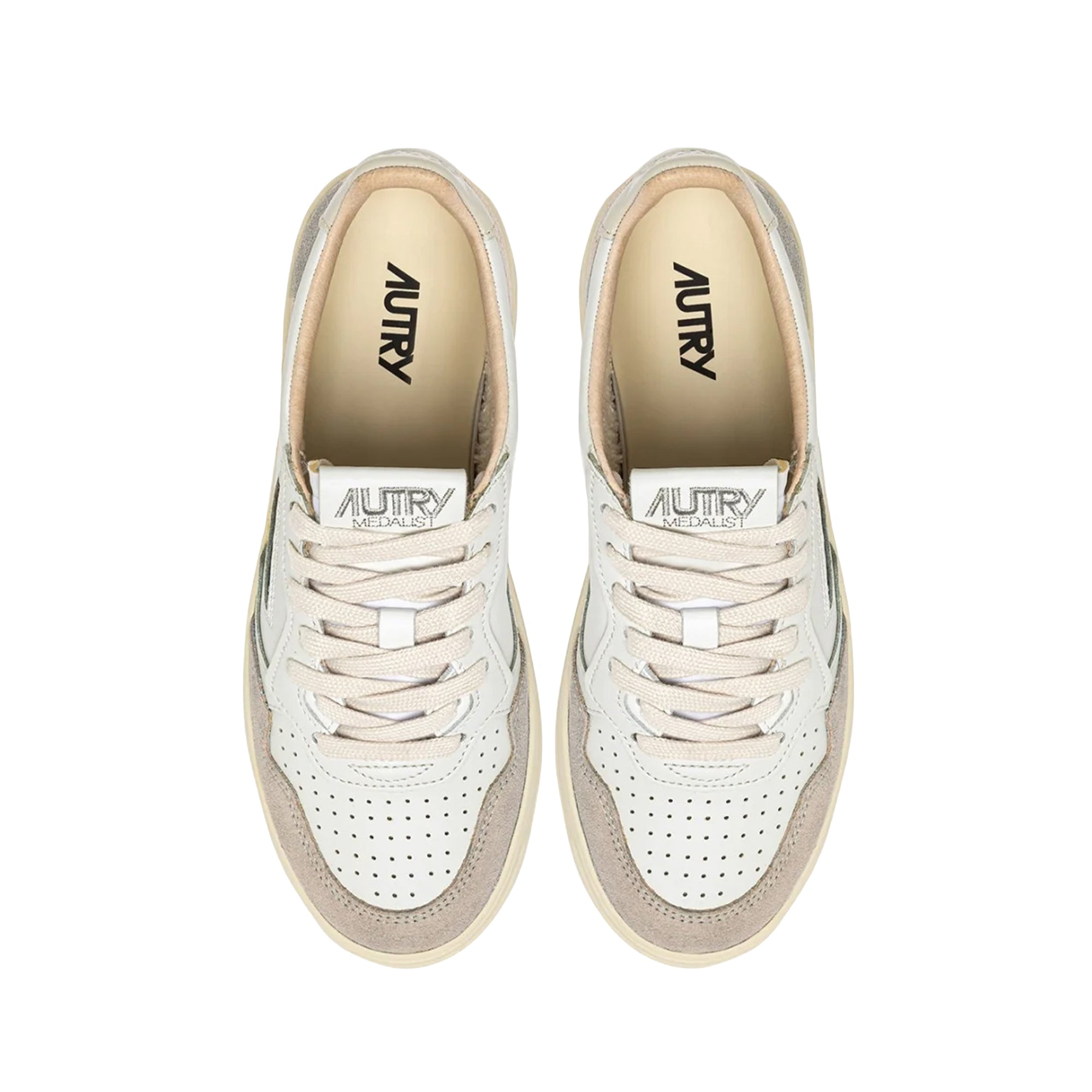 Medalist Low Suede White Pelican