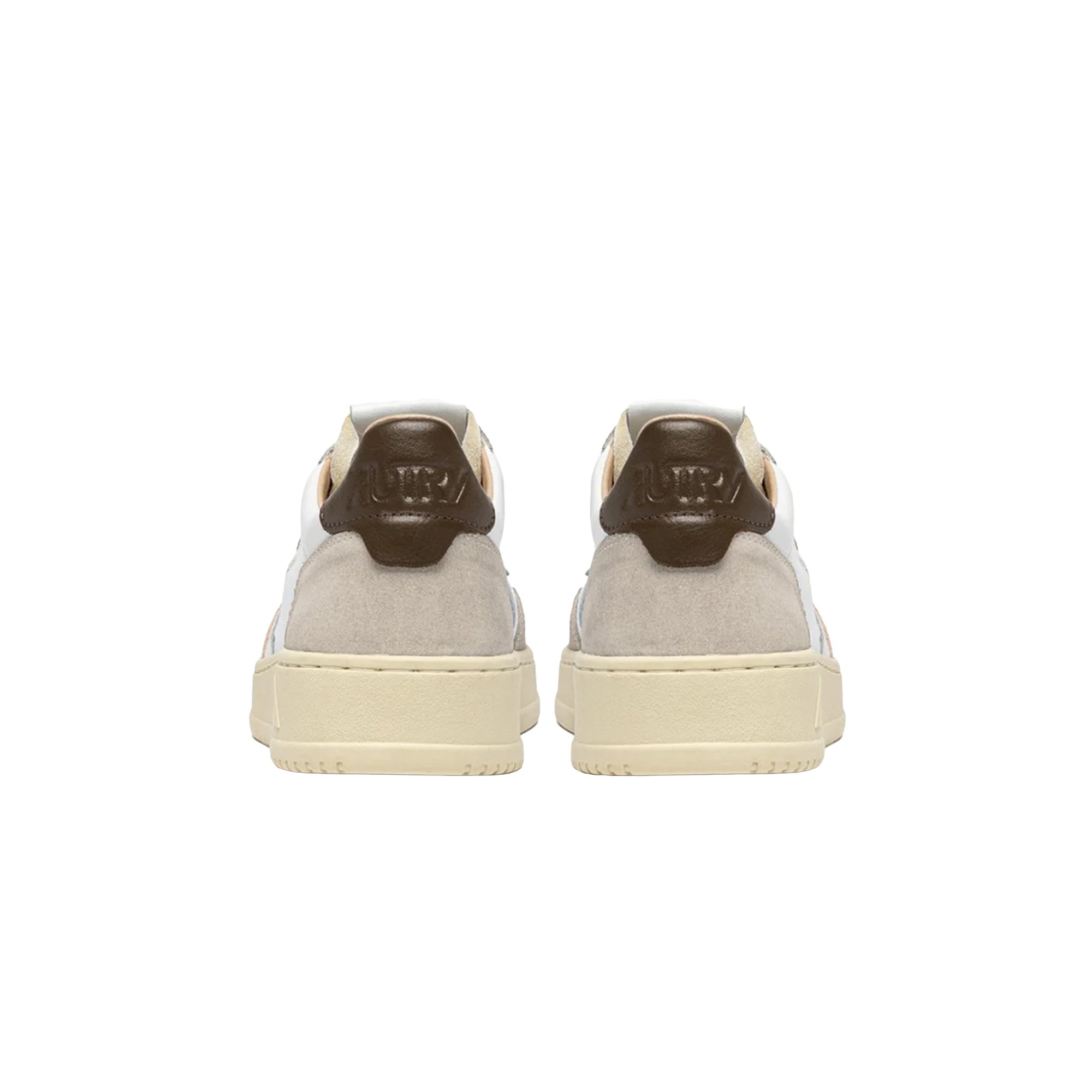 Medalist Low Suede White Teak