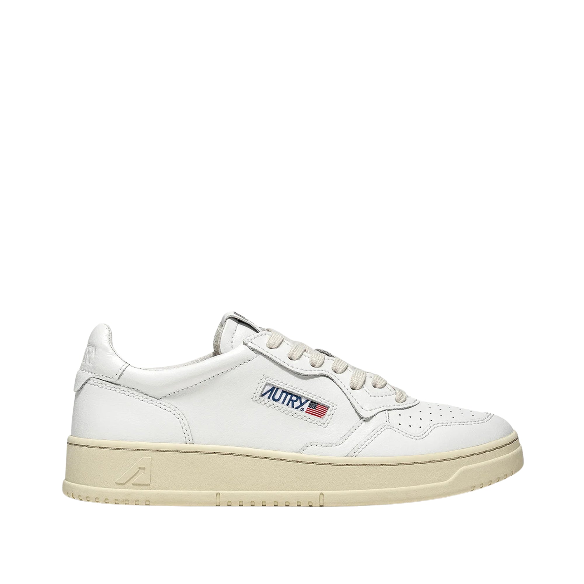 Medalist Low Leather White