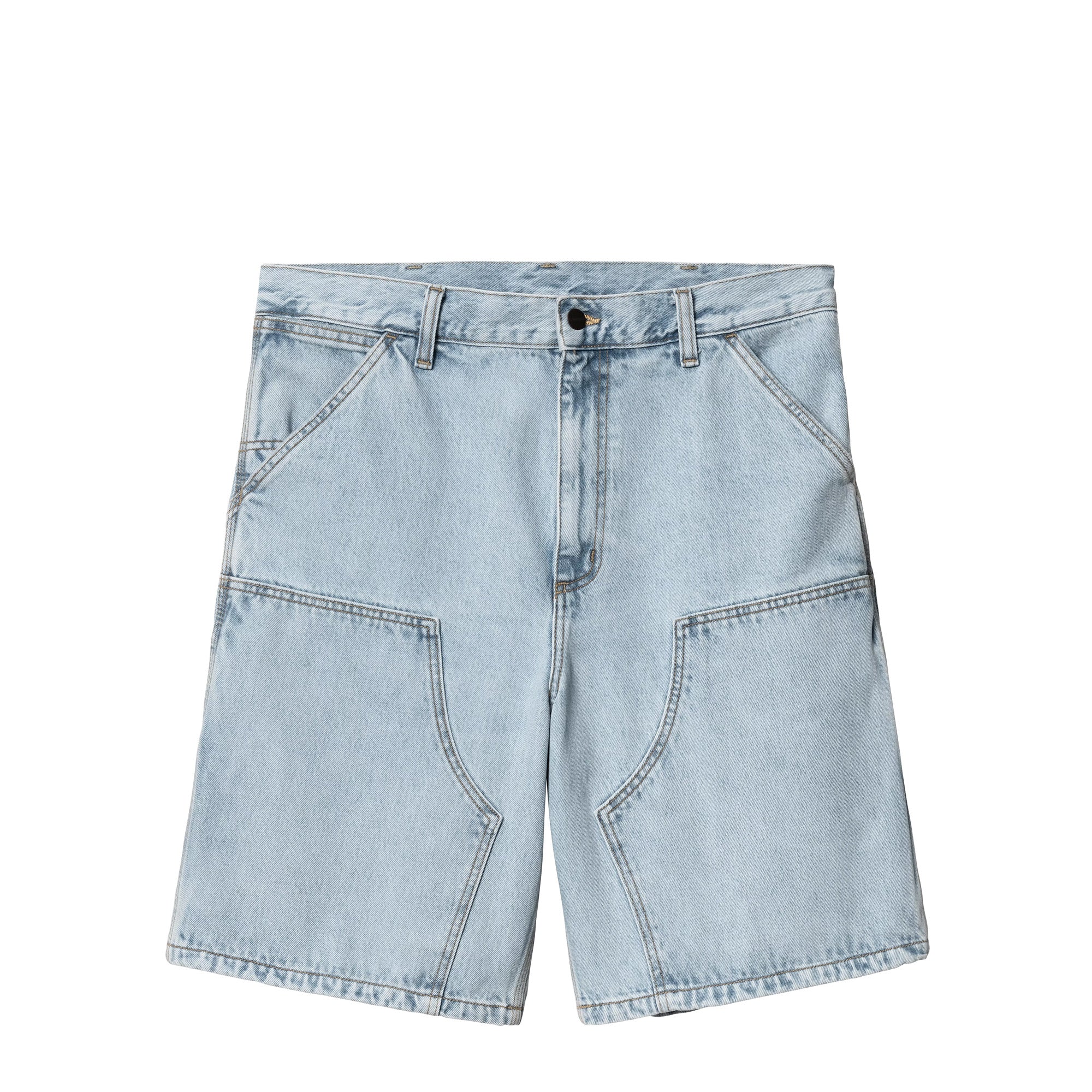 Double Knee Shorts Bleached