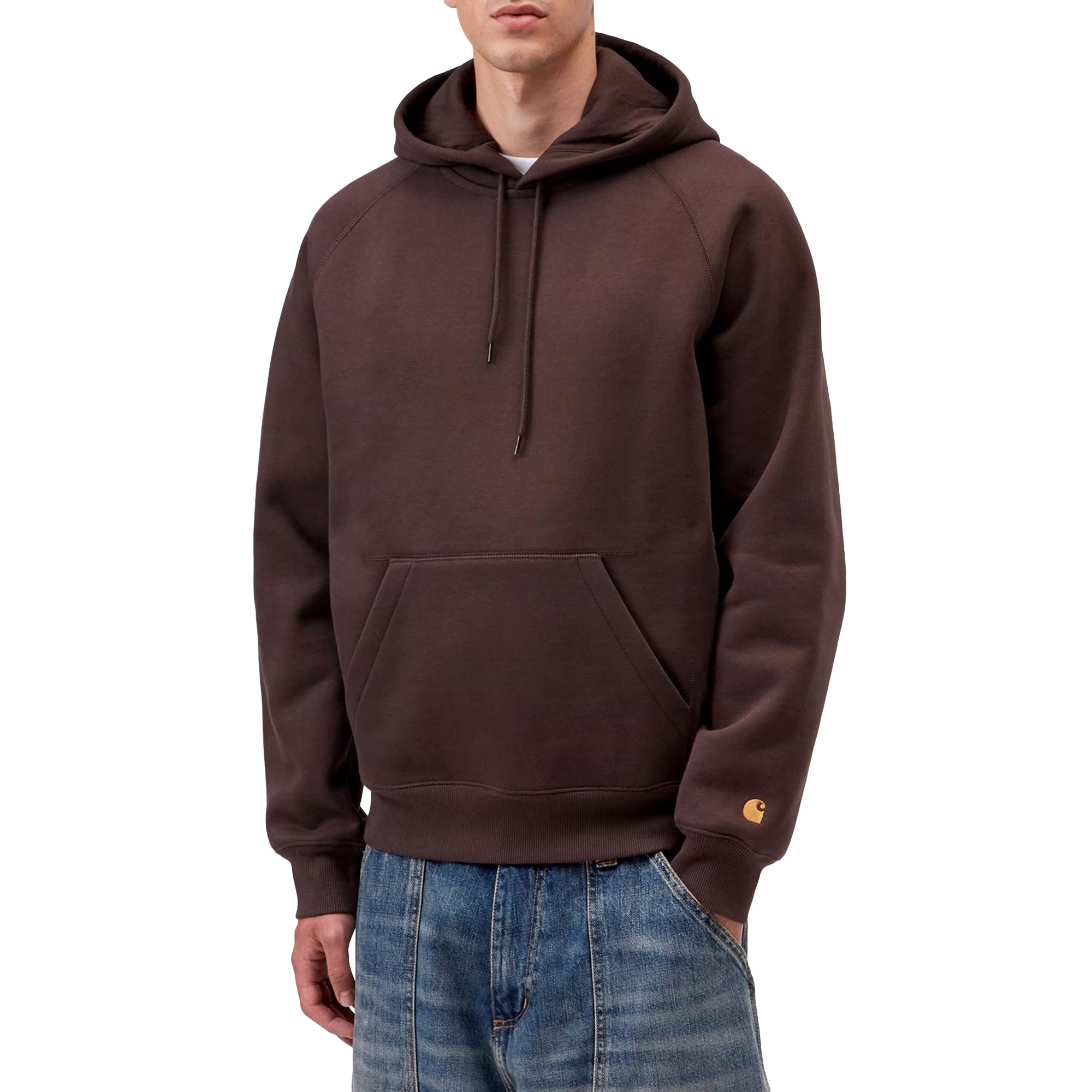 Hooded Chase Sweatshirt Brown