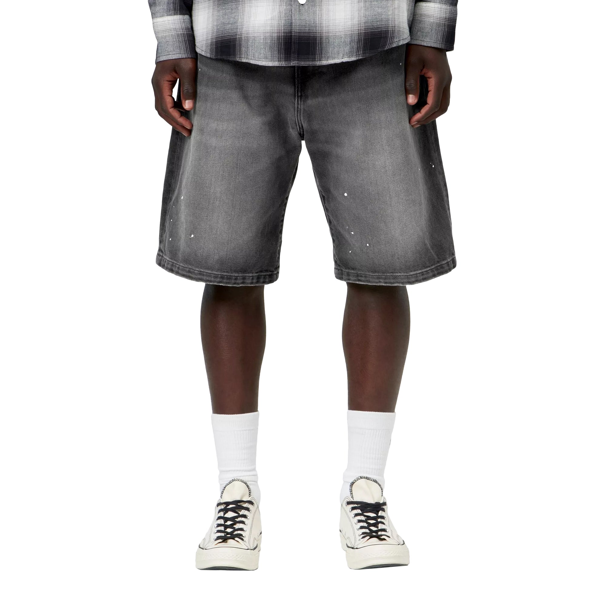 Landon Short Black Splatter