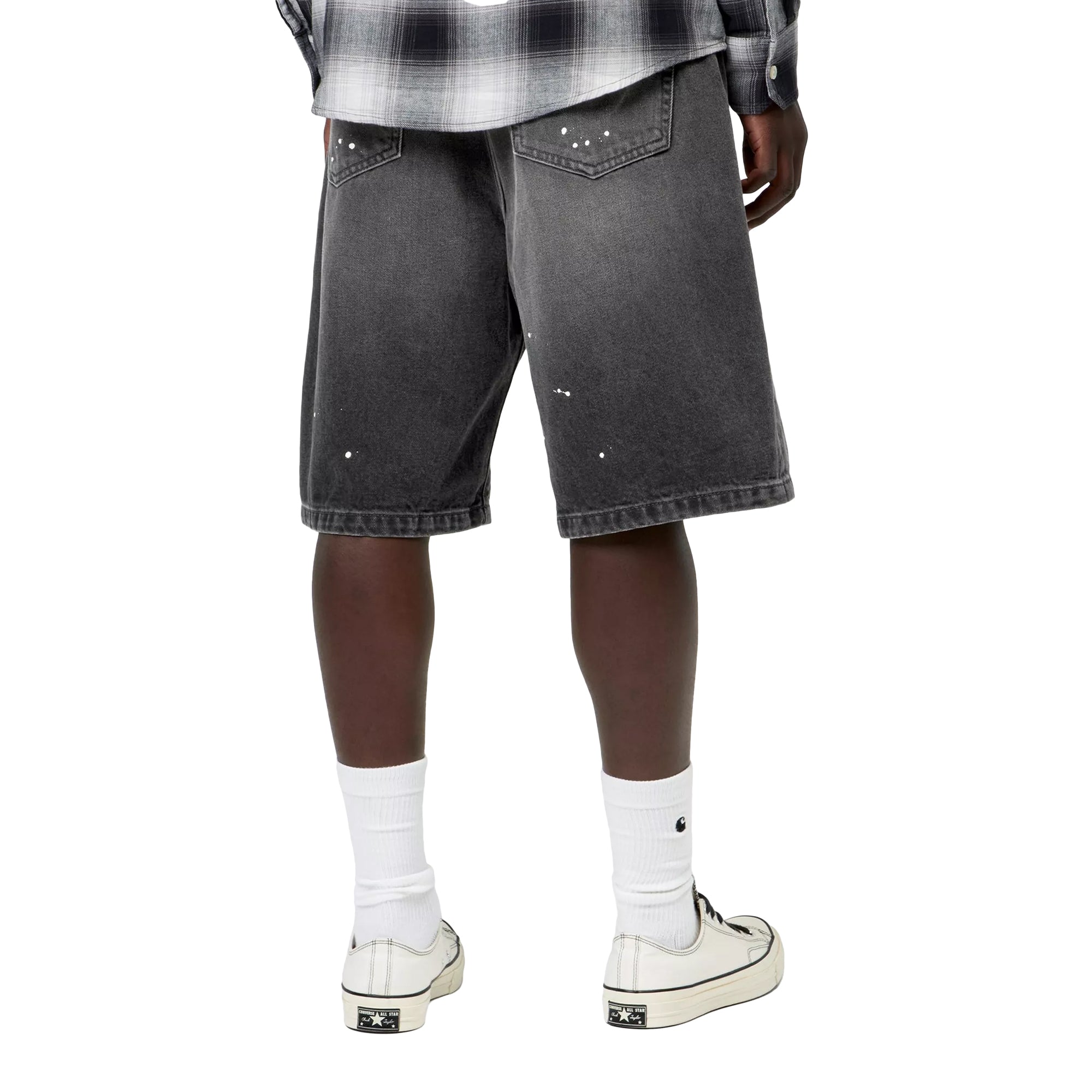 Landon Short Black Splatter