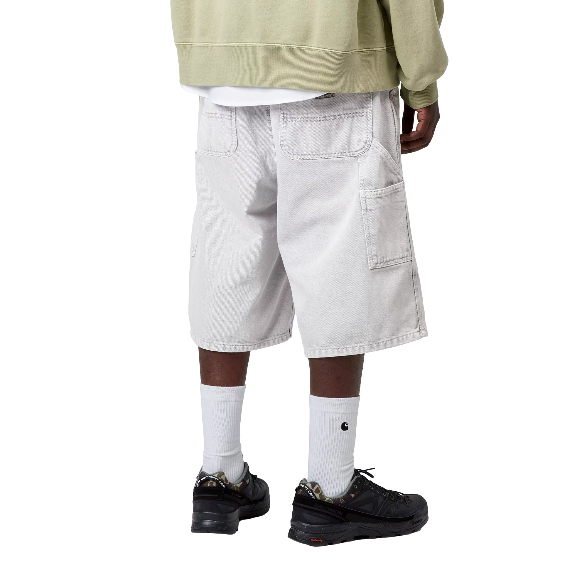 Single Knee Short Grey