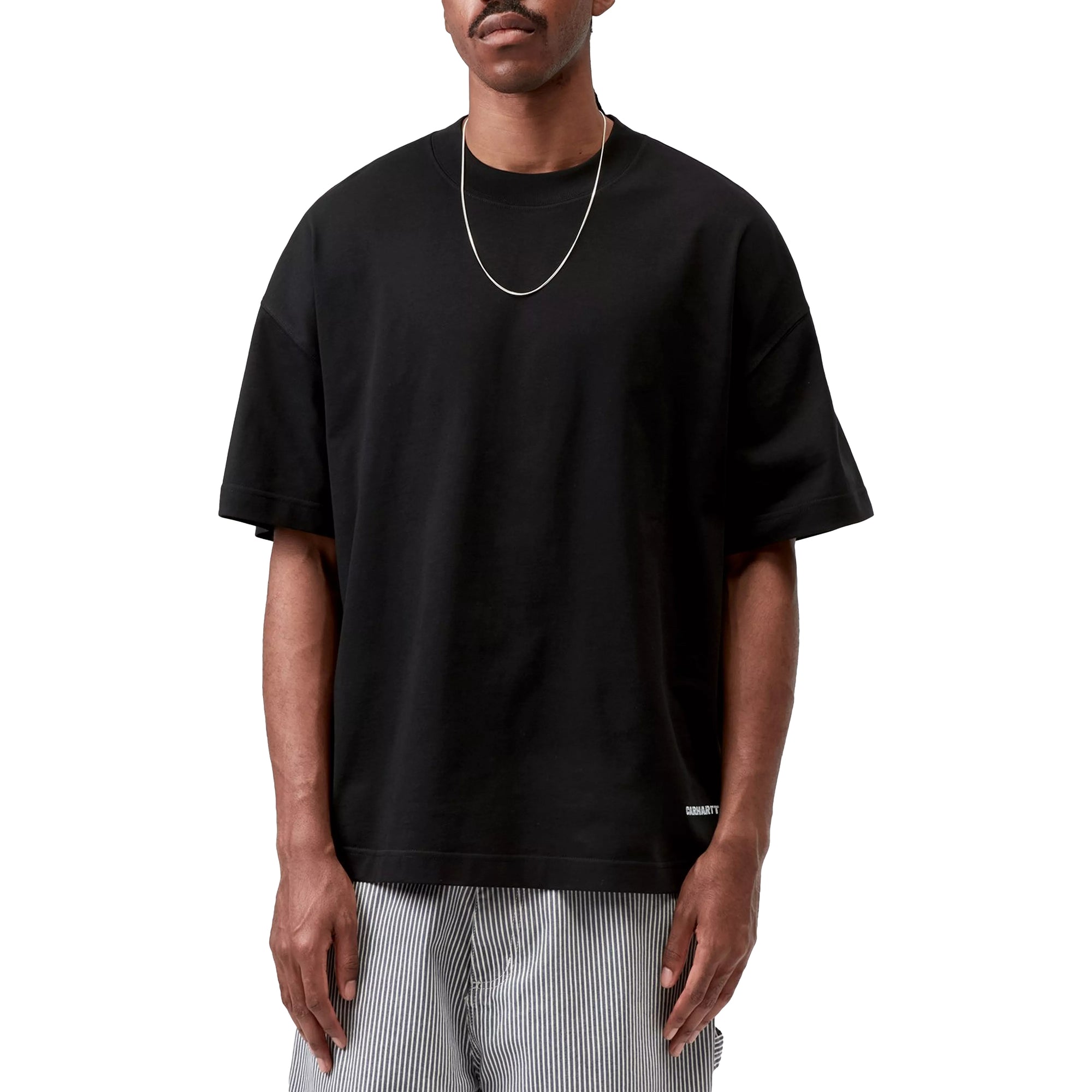 SS Link Script T-Shirt Black