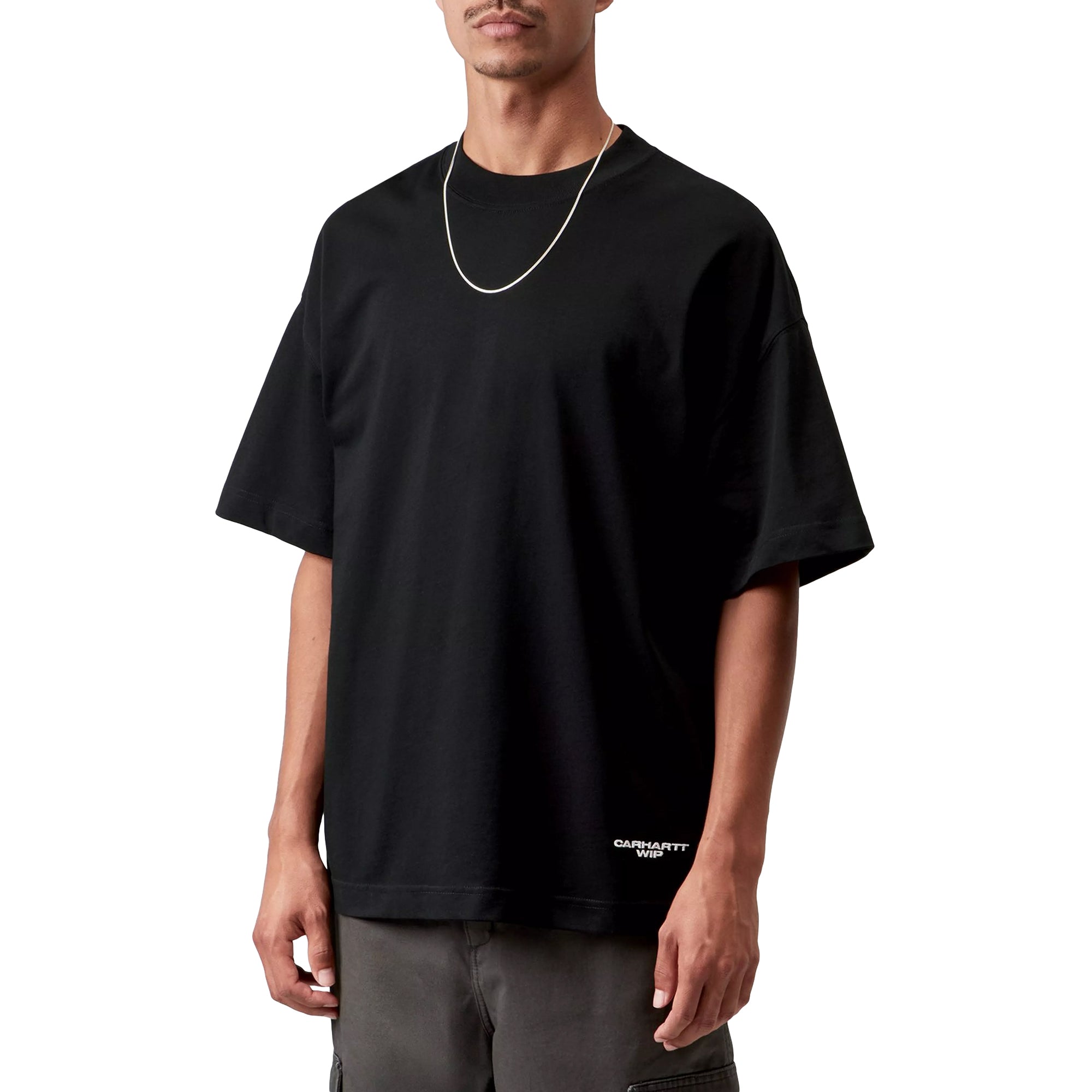 SS Magazine Script T-Shirt Black